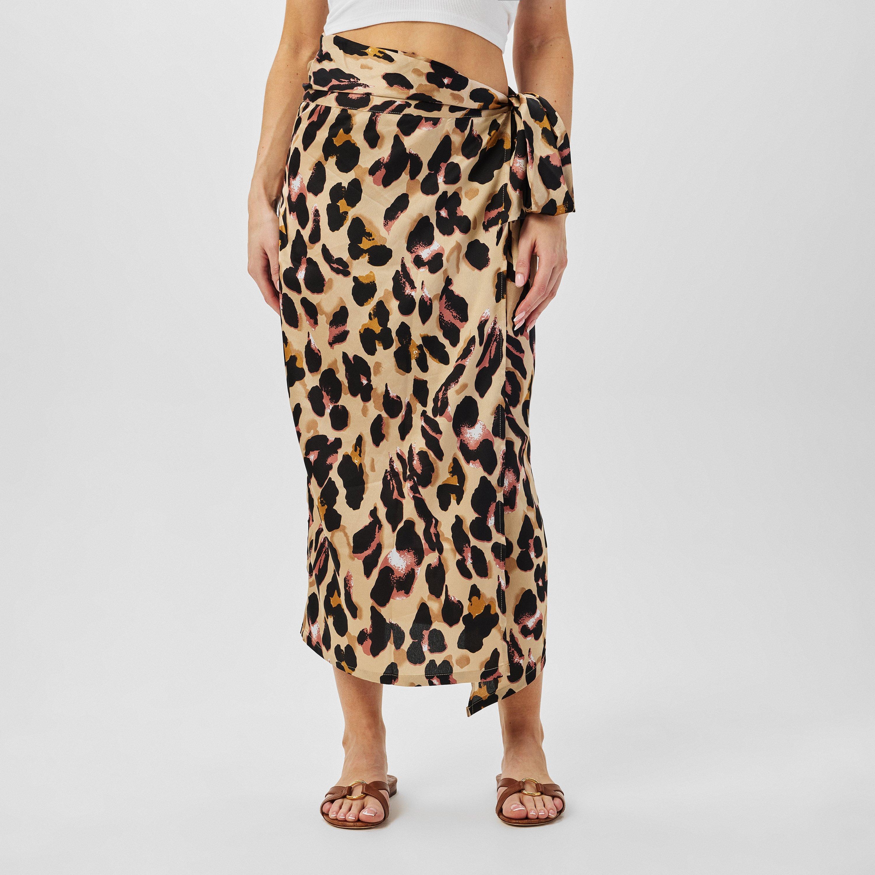 Leopard - Never Fully Dressed - Jaspre Wrap Skirt - 3