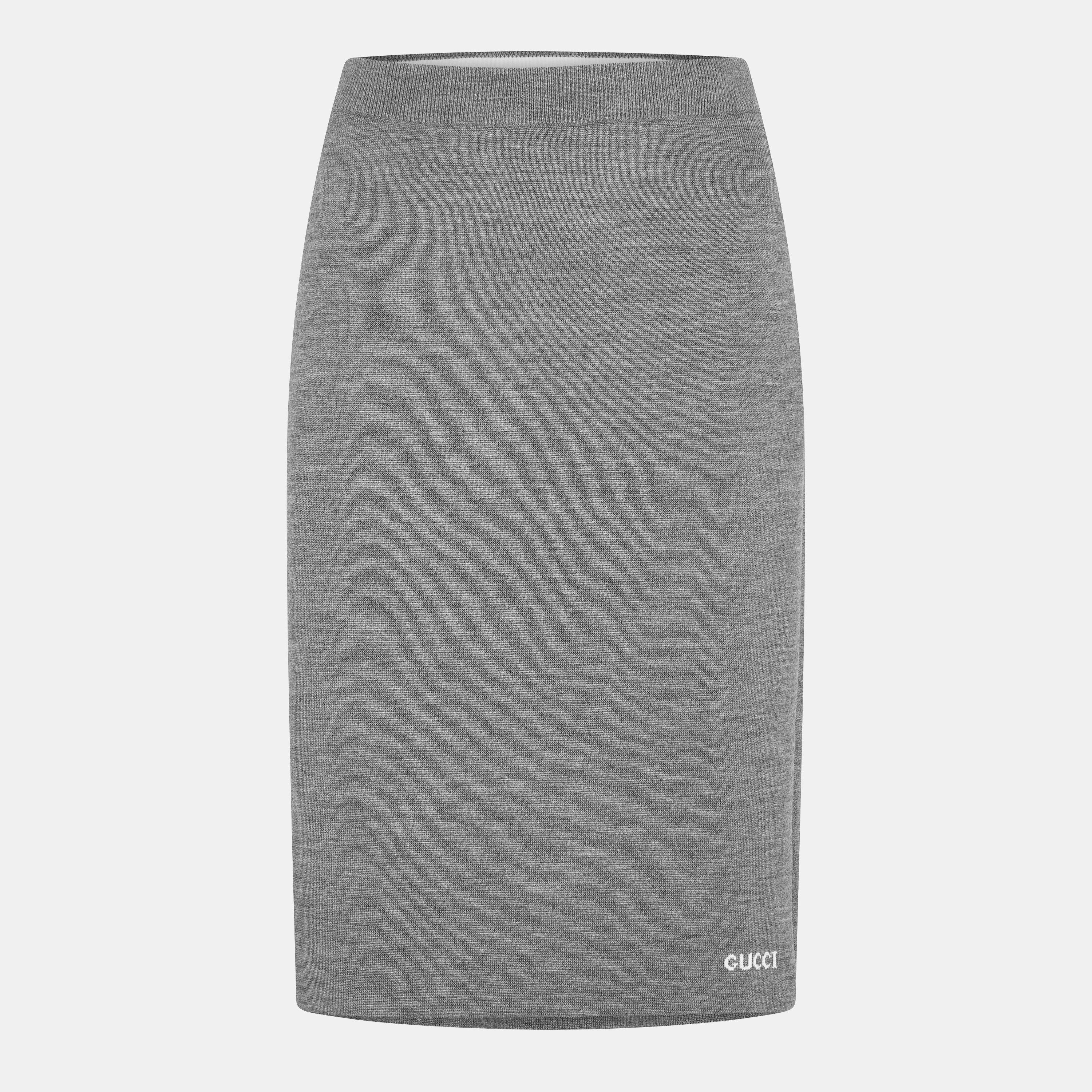 Grey Melange - Gucci - Midi Skirt - 1