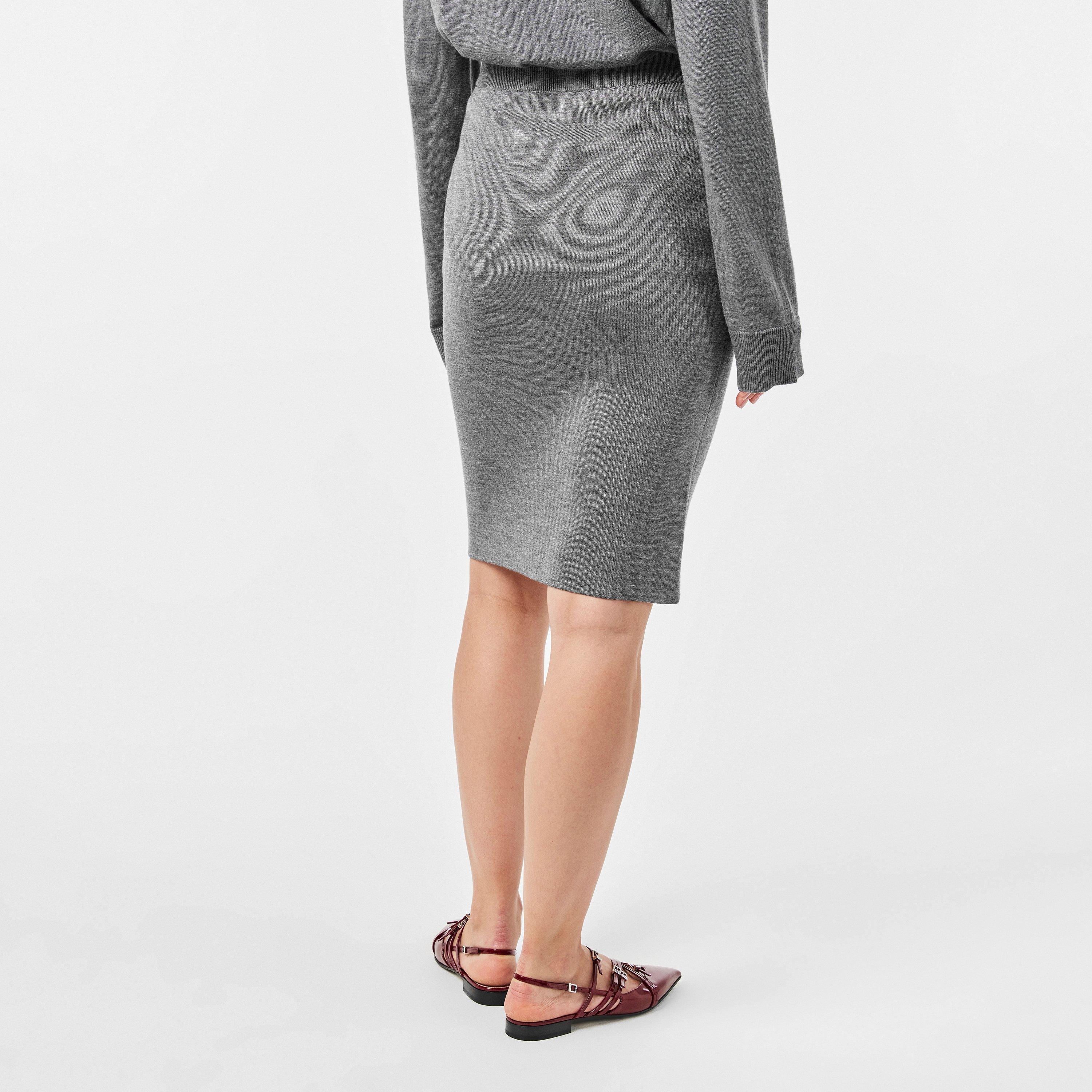 Grey Melange - Gucci - Midi Skirt - 4