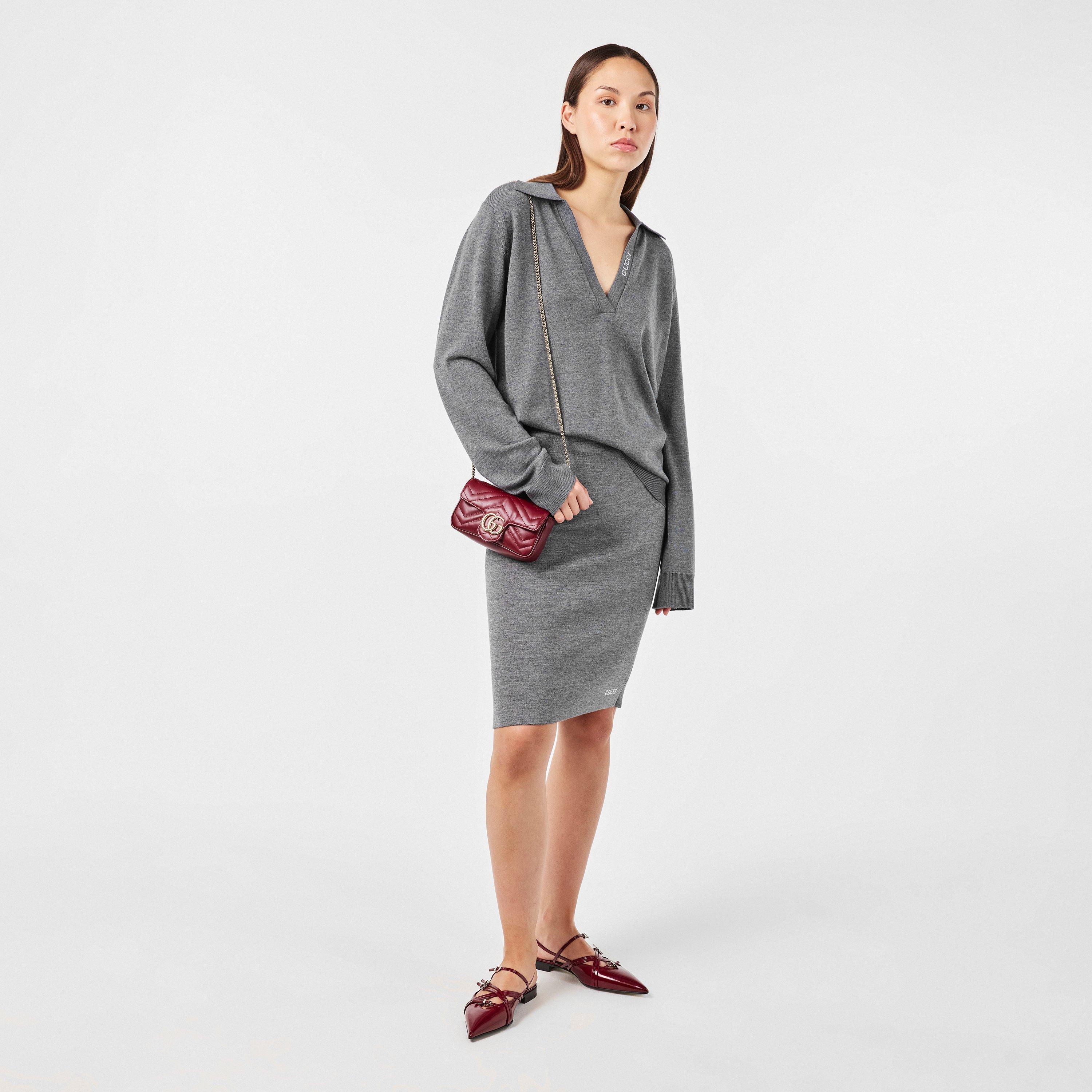 Grey Melange - Gucci - Midi Skirt - 6