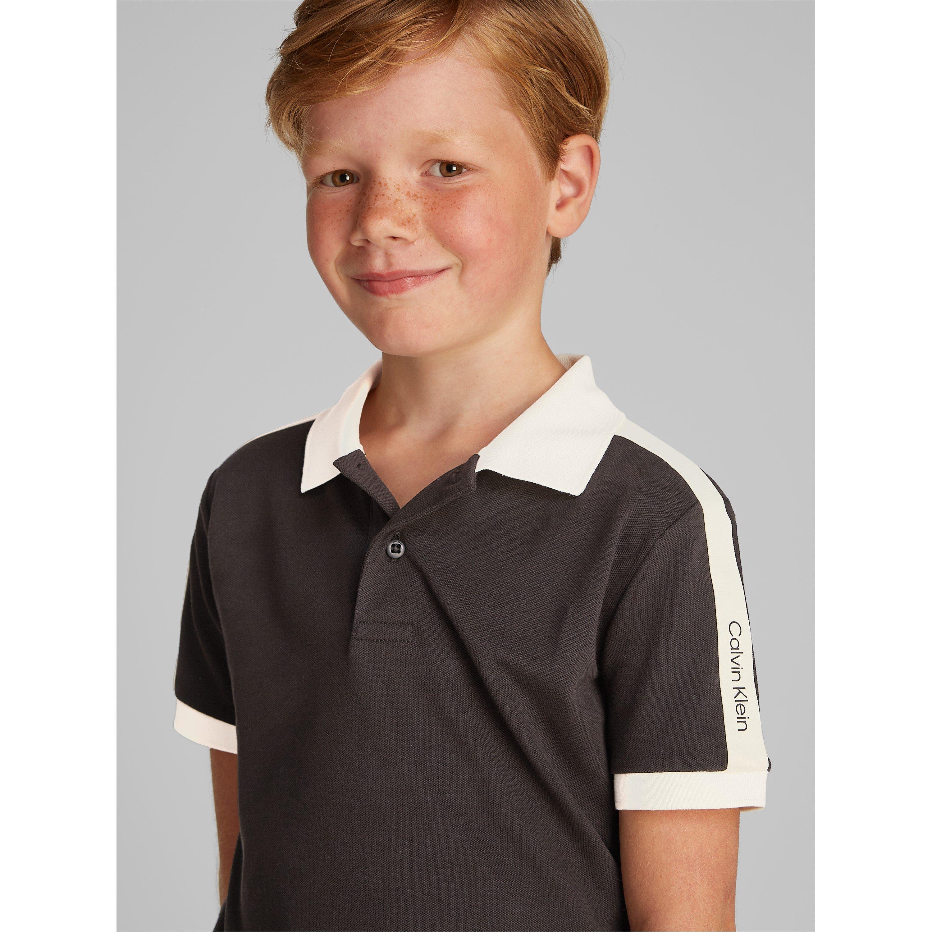 CK Black BEH - Calvin Klein Jeans - Kids' Short-Sleeve Polo Shirt - 3