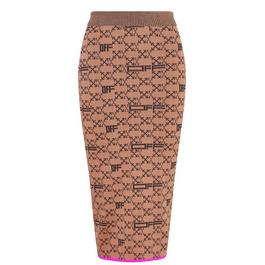 Off White Women's Monogram High Rise Skirt
