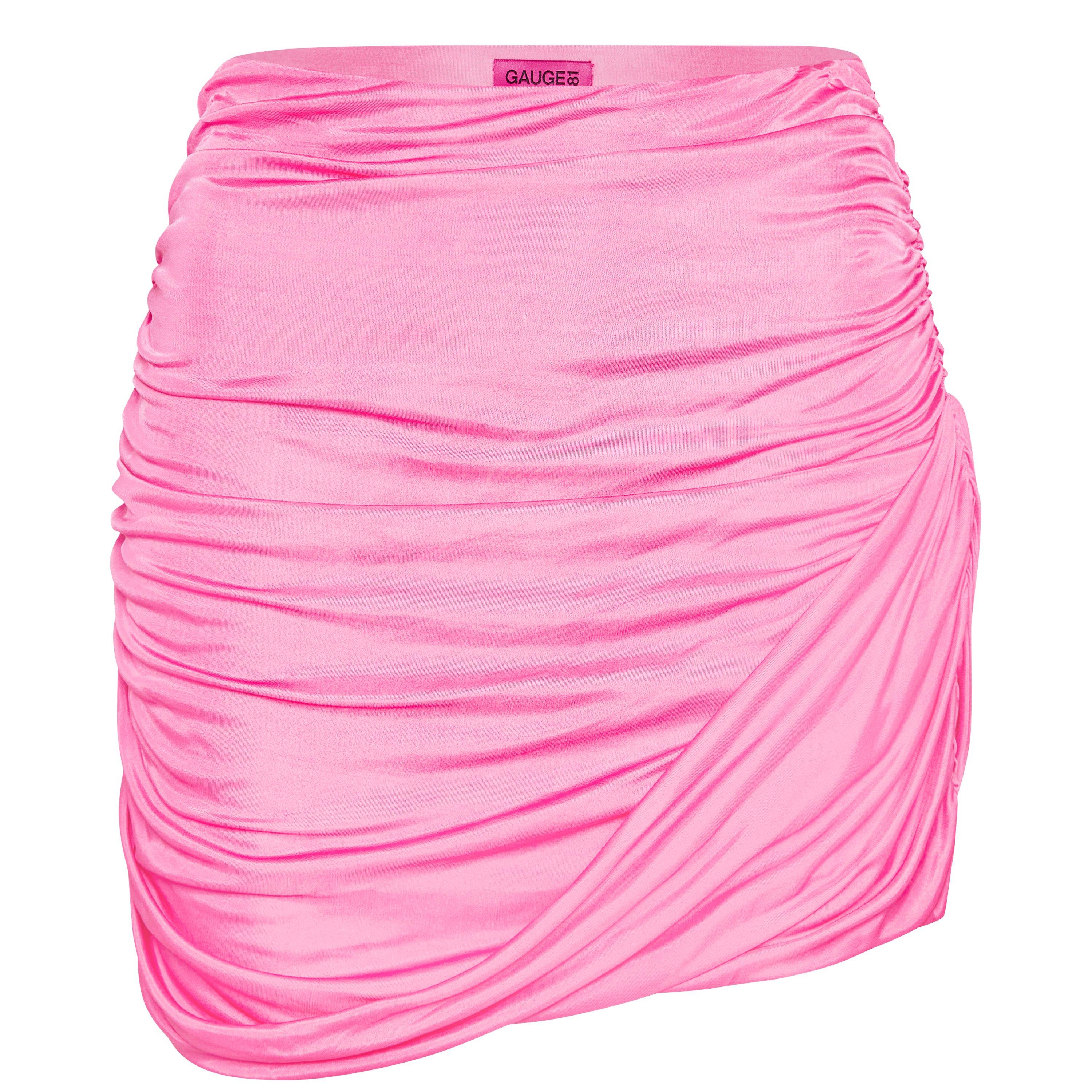 Pink - Gauge 81 - Kanda Draped Mini Skirt - 5
