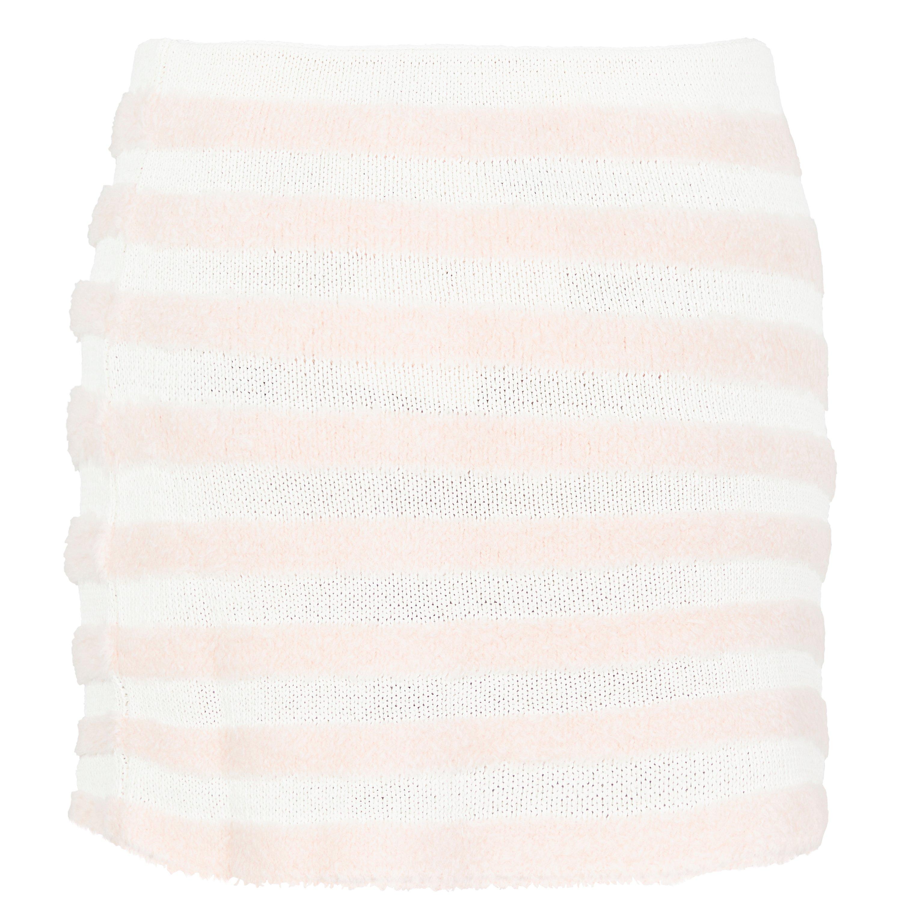 Blanc/Rose GKX - Balmain - Striped Knitted Skirt - 6