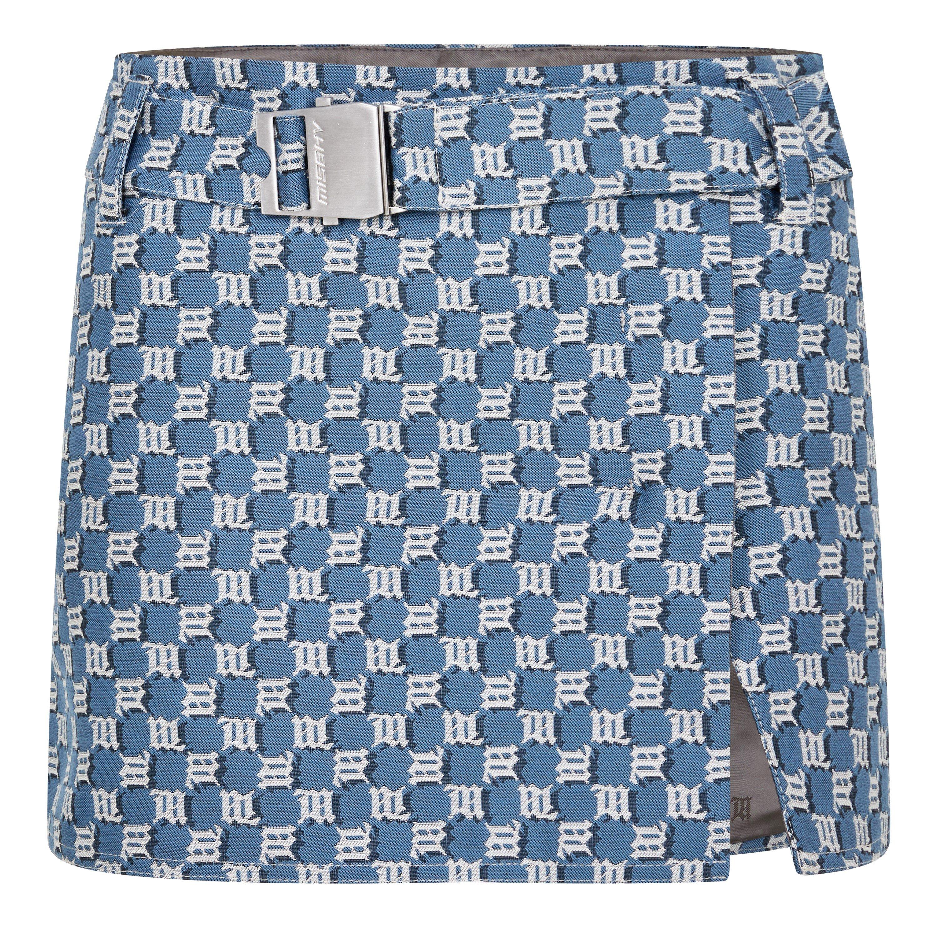 BLUE - MISBHV - Jacquard Canvas Skirt - 5