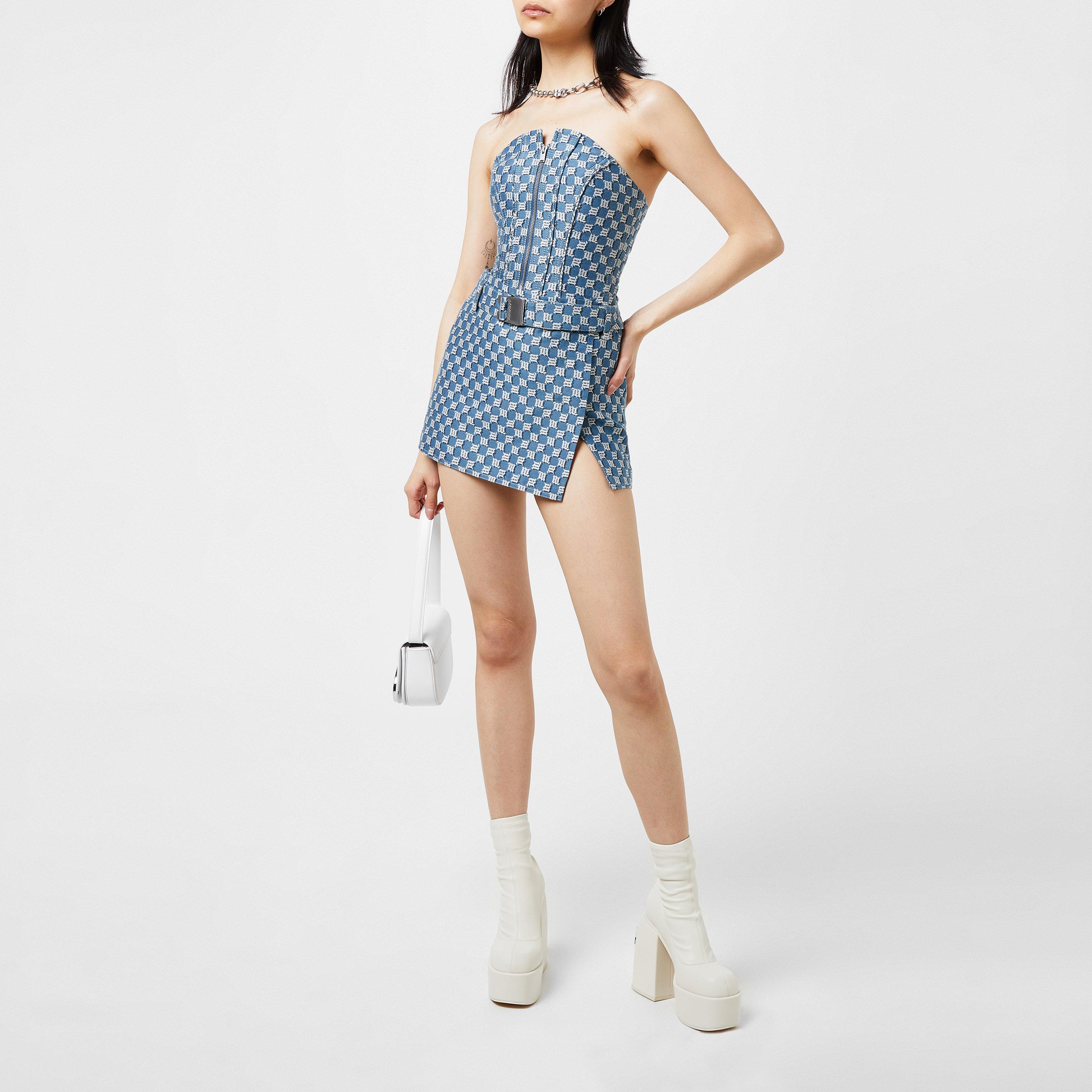 BLUE - MISBHV - Jacquard Canvas Skirt - 4