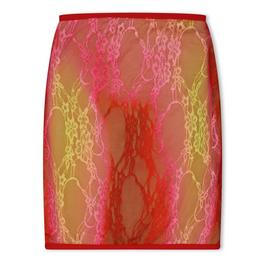 Sinead Gorey Lace Curve Enhancing Skirt With Mesh