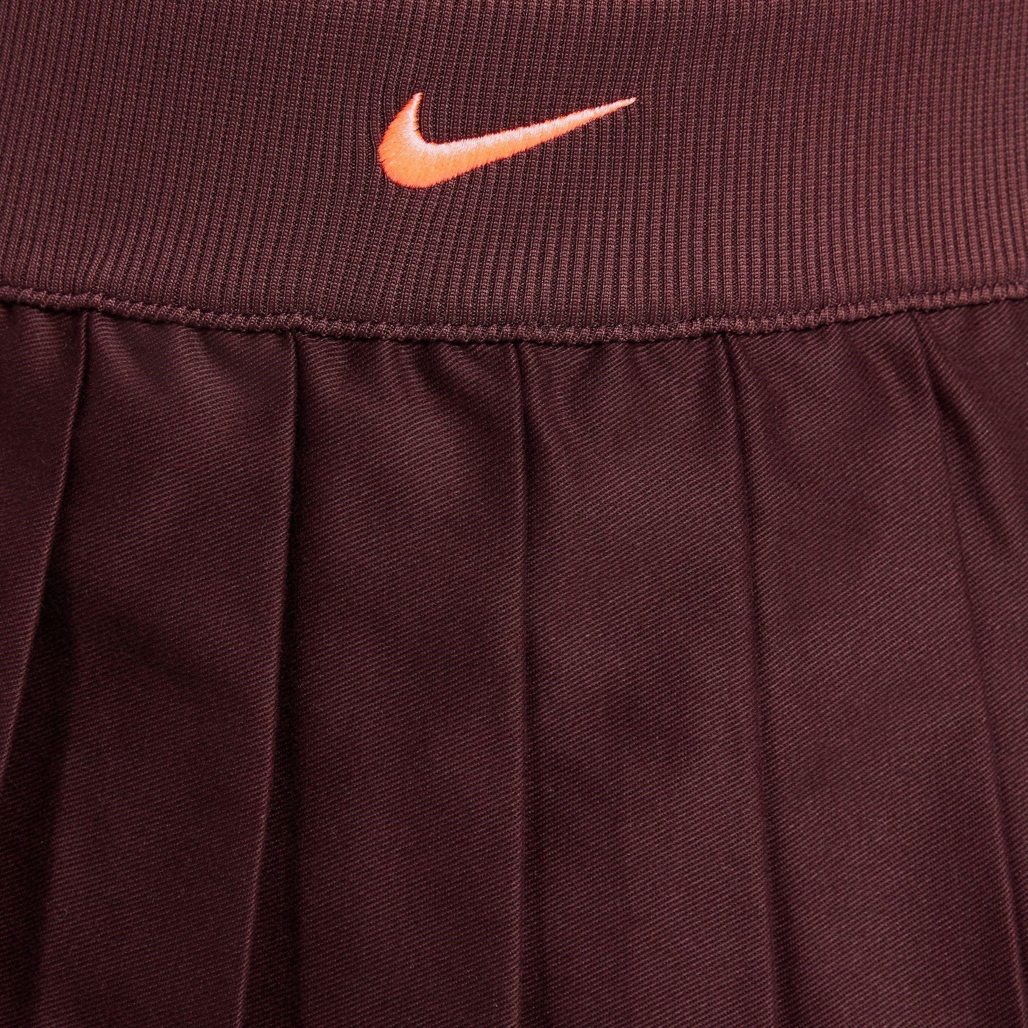 Burgundy/Punch - Nike - Sportswear Junior Girls Pleated Skirt - 4