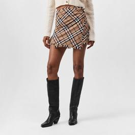 Burberry Check Wool Blend Mini Kilt