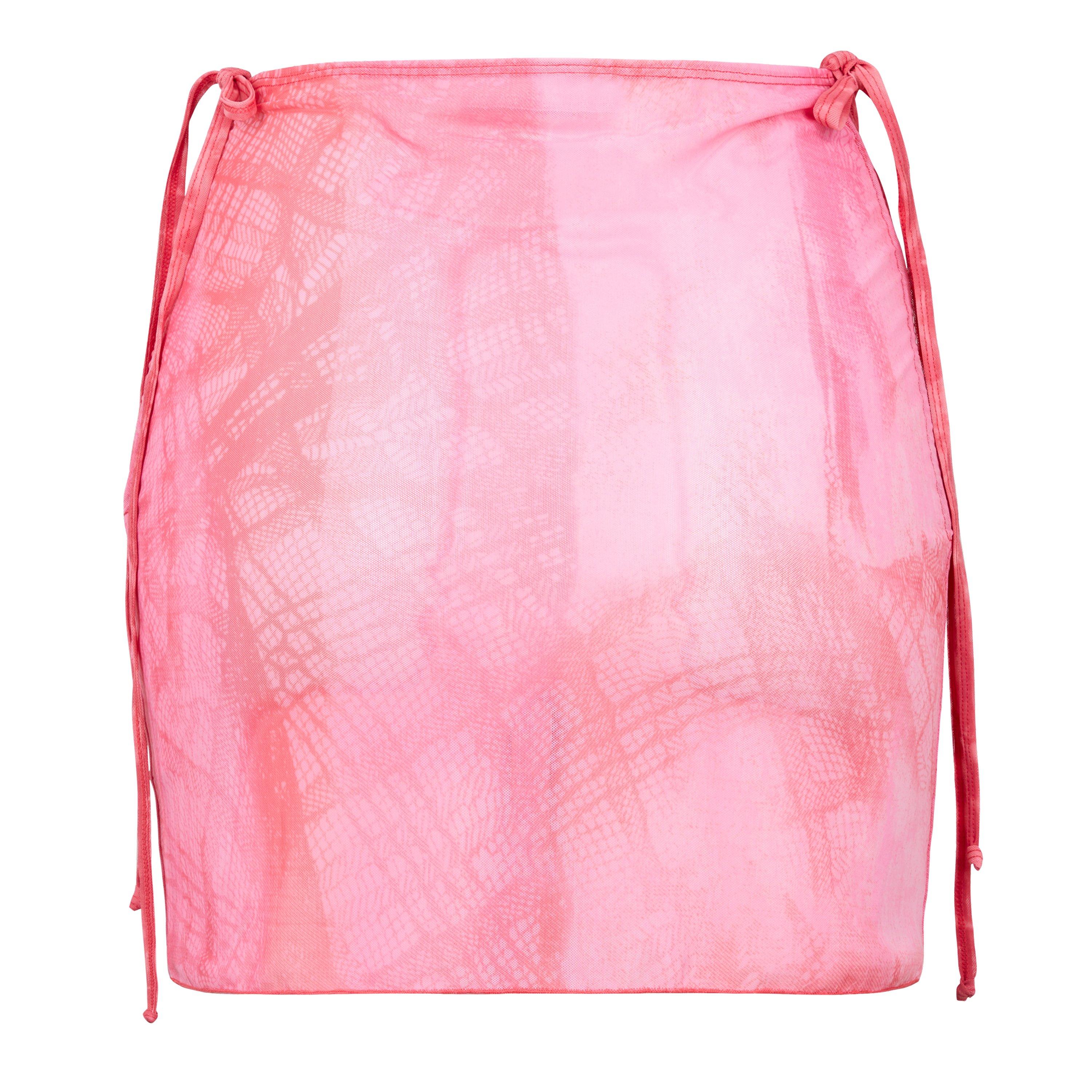 Pink - Roberta Einer - Women's Mesh Mini Skirt - 6