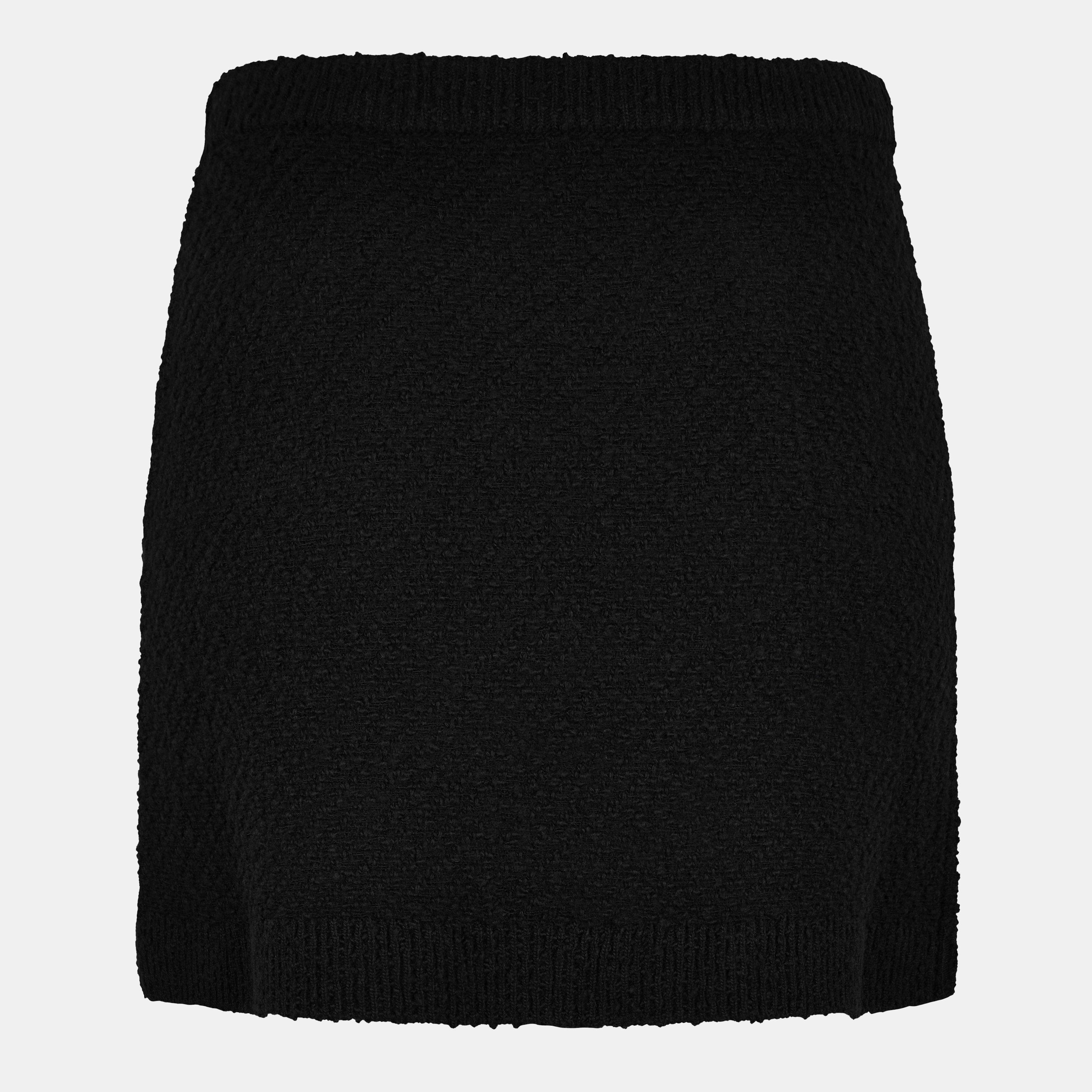 Black - Gucci - Women's Wool Knit Mini Skirt - 2