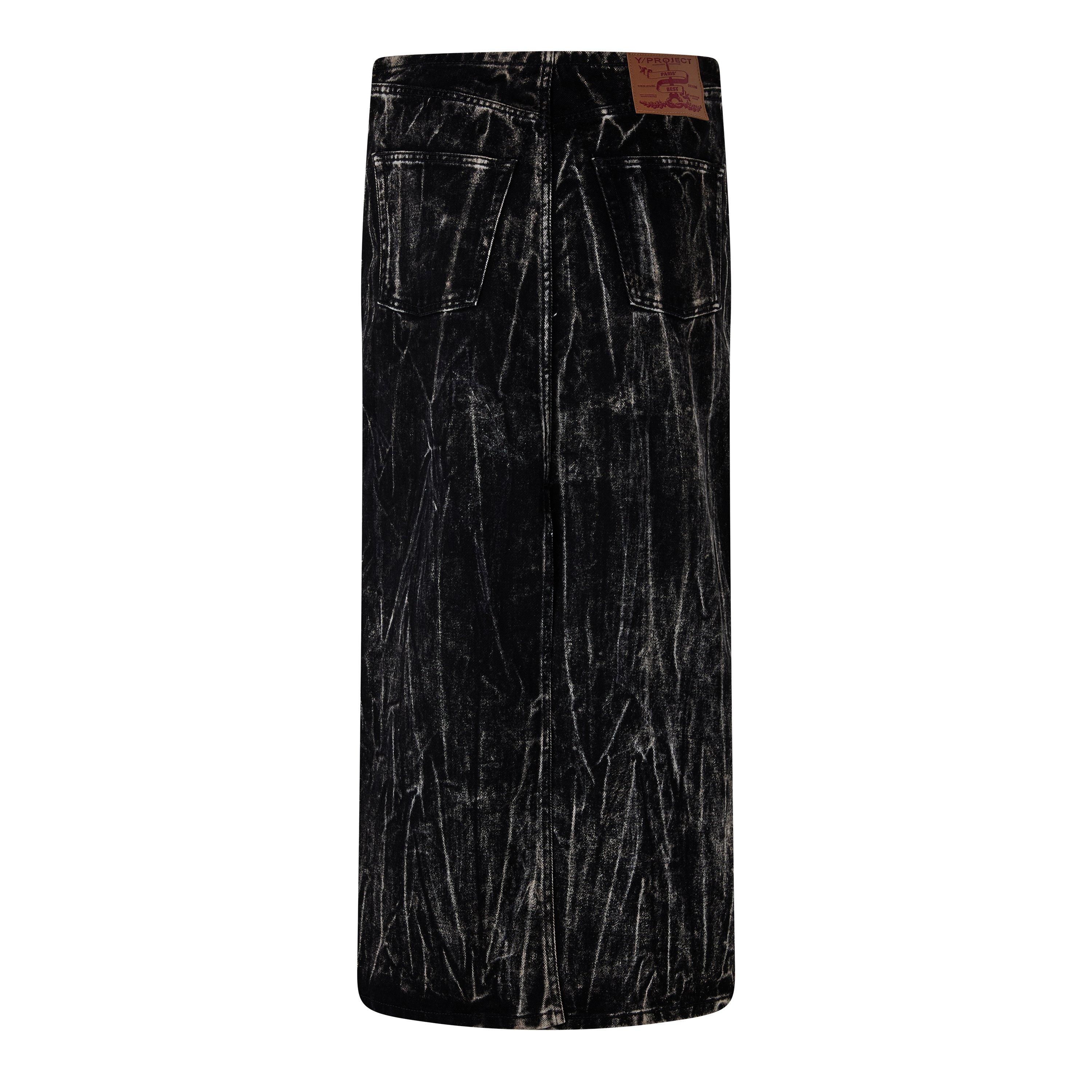 Black Whiskers - Y Project - Distressed Denim Skirt - 2