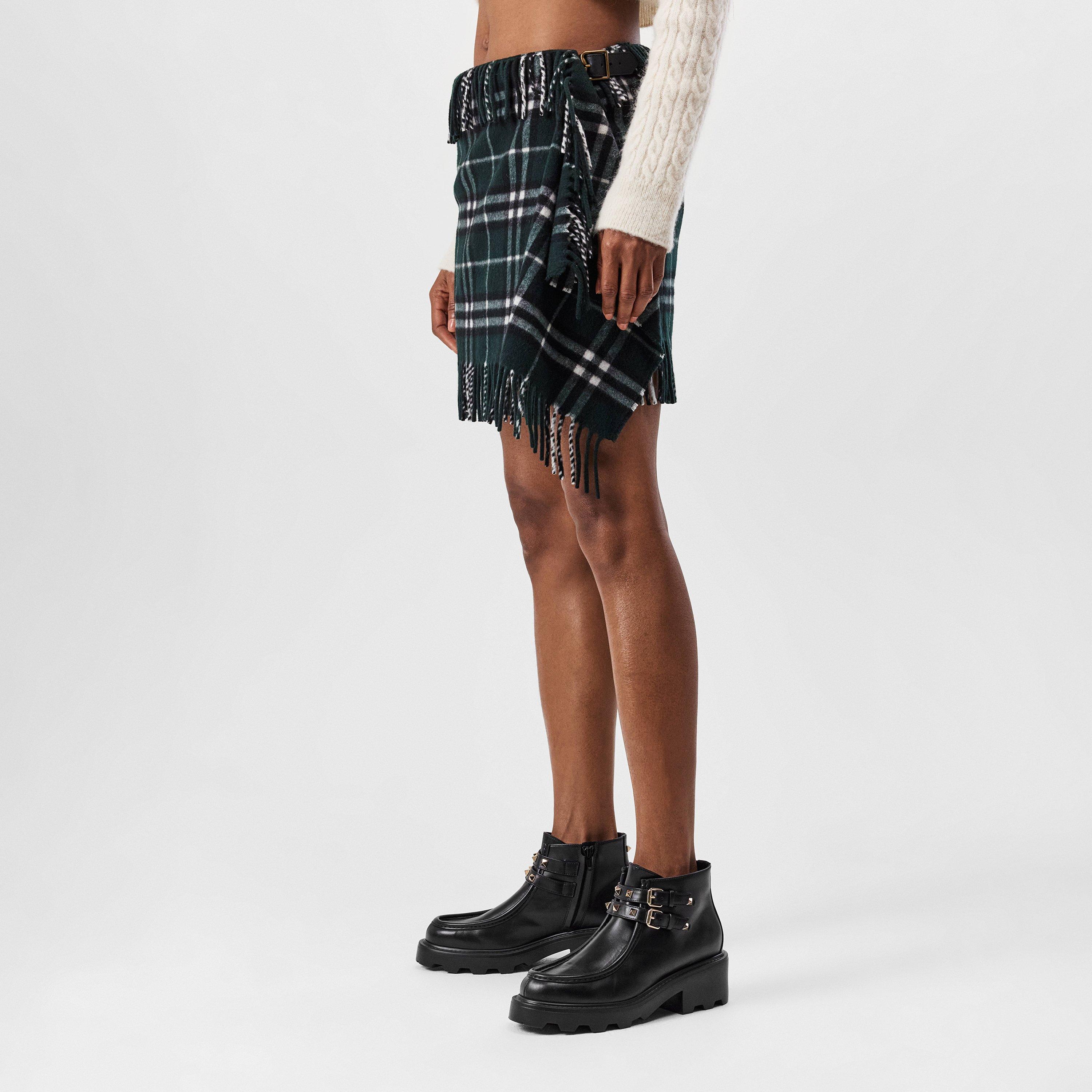 Green - Burberry - Women's Mini Skirt - 2