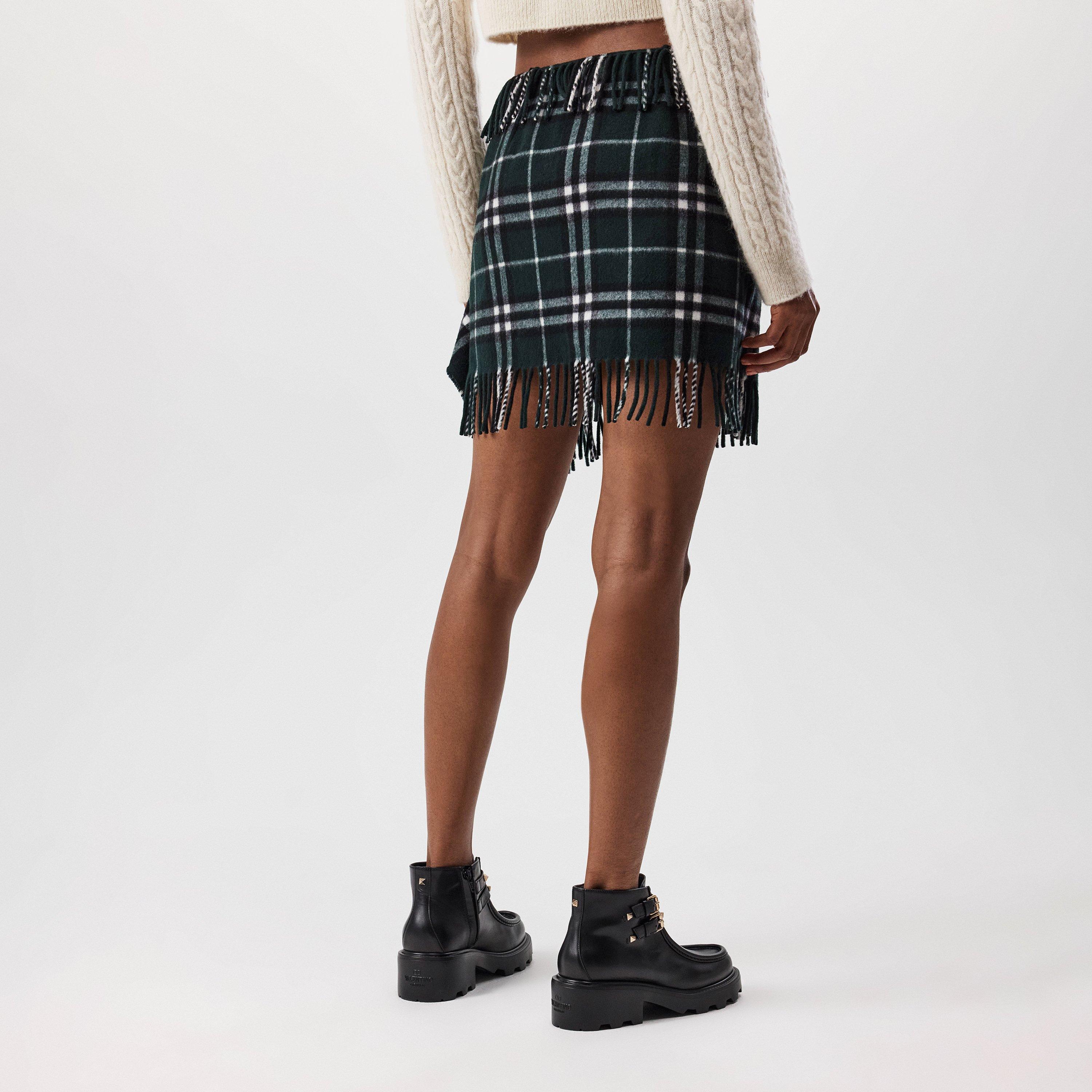 Green - Burberry - Women's Mini Skirt - 3