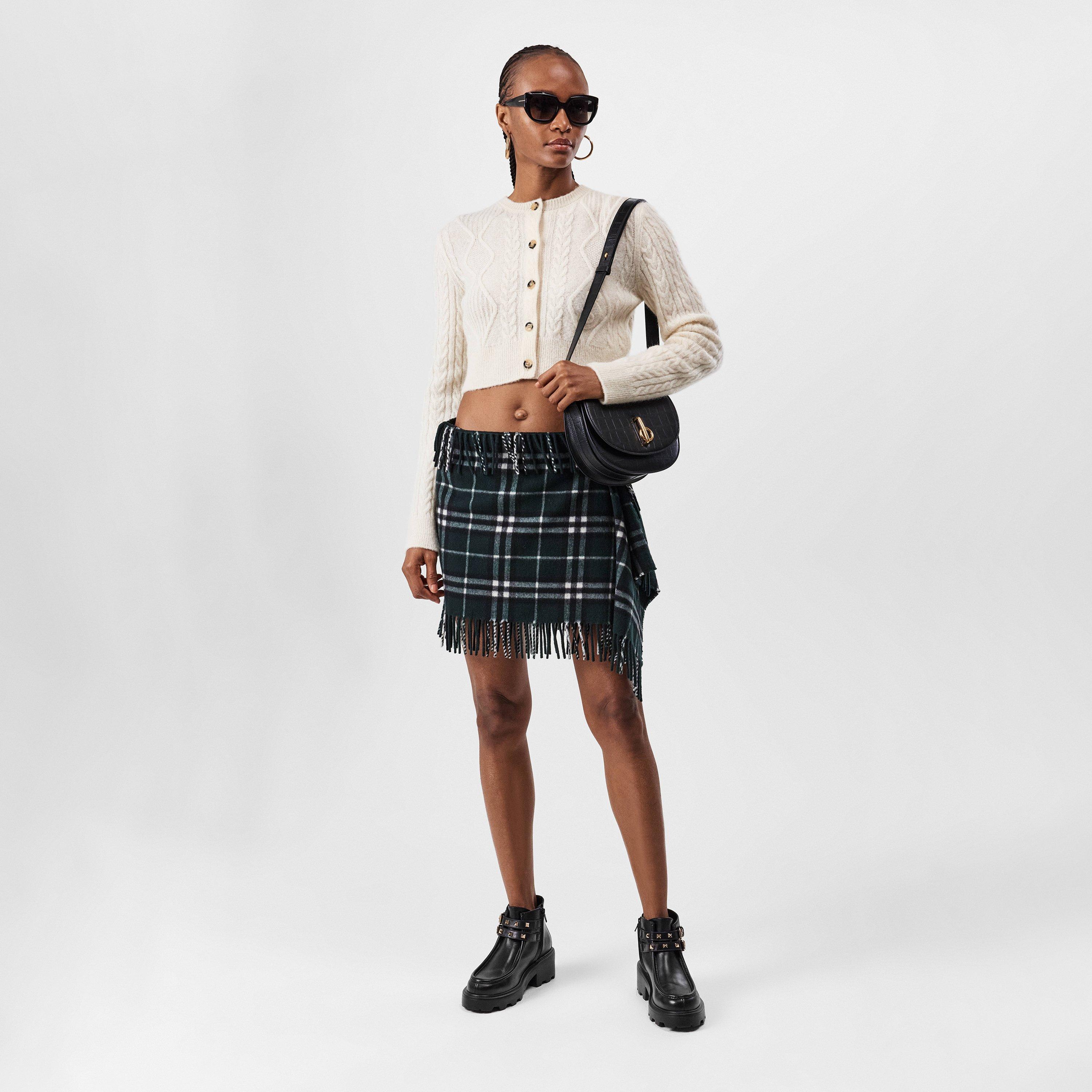 Green - Burberry - Women's Mini Skirt - 4