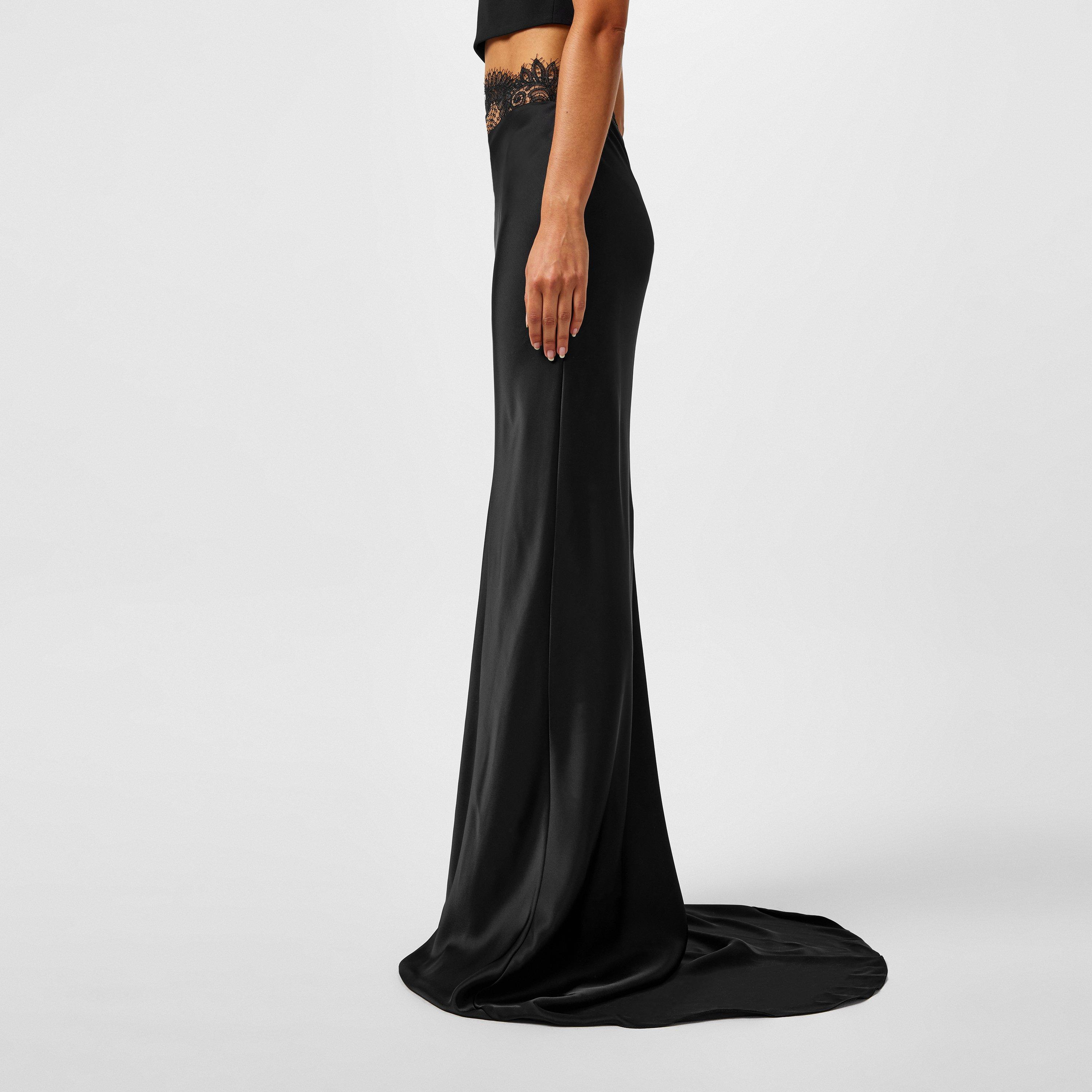 Black - David Koma - Women's Lace Maxi Skirt - 2