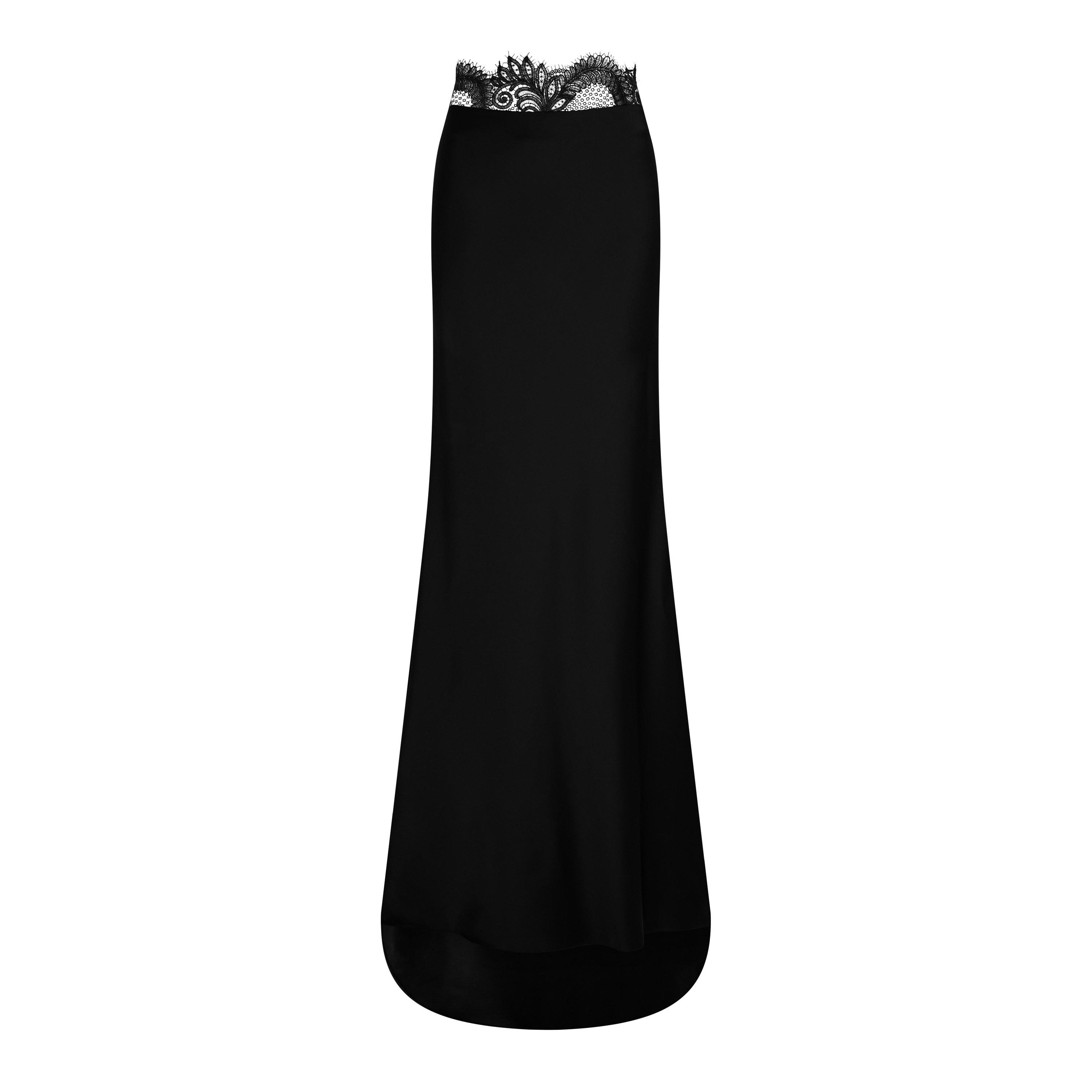 Black - David Koma - Women's Lace Maxi Skirt - 5