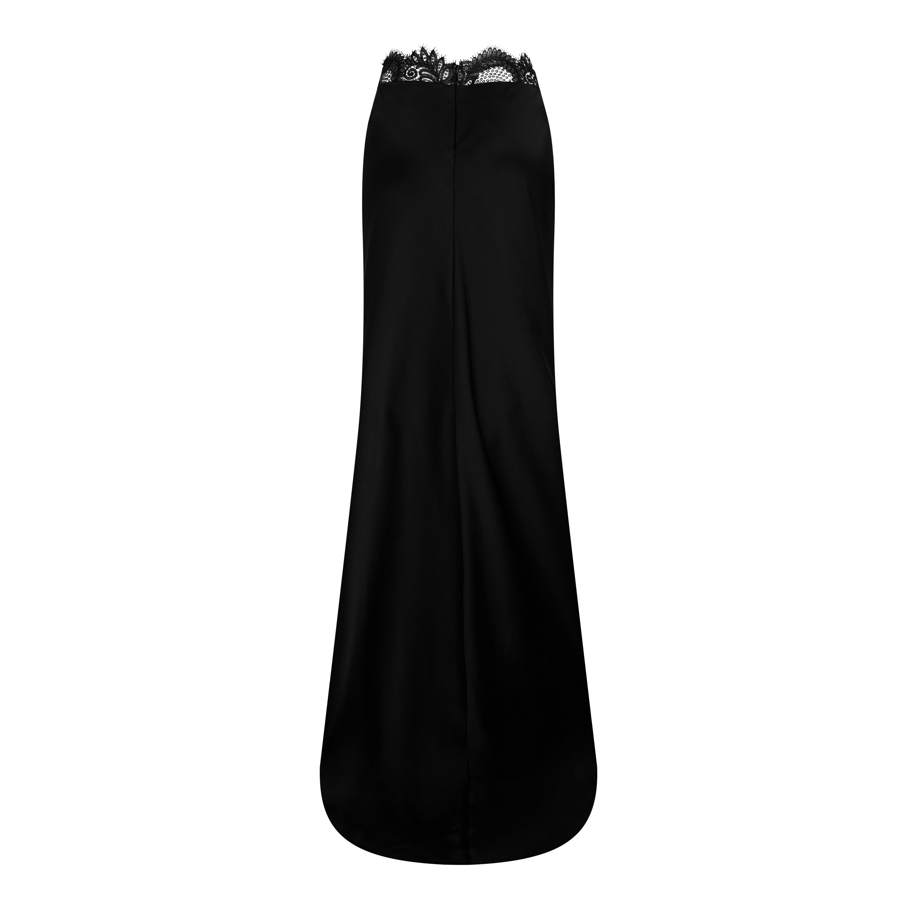 Black - David Koma - Women's Lace Maxi Skirt - 6