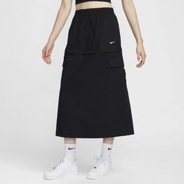 Nike Sportswear Essential Womens Mid Rise Woven Cargo Midi Skirt