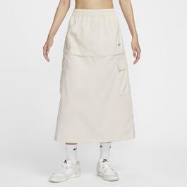 Nike Sportswear Essential Womens Mid Rise Woven Cargo Midi Skirt