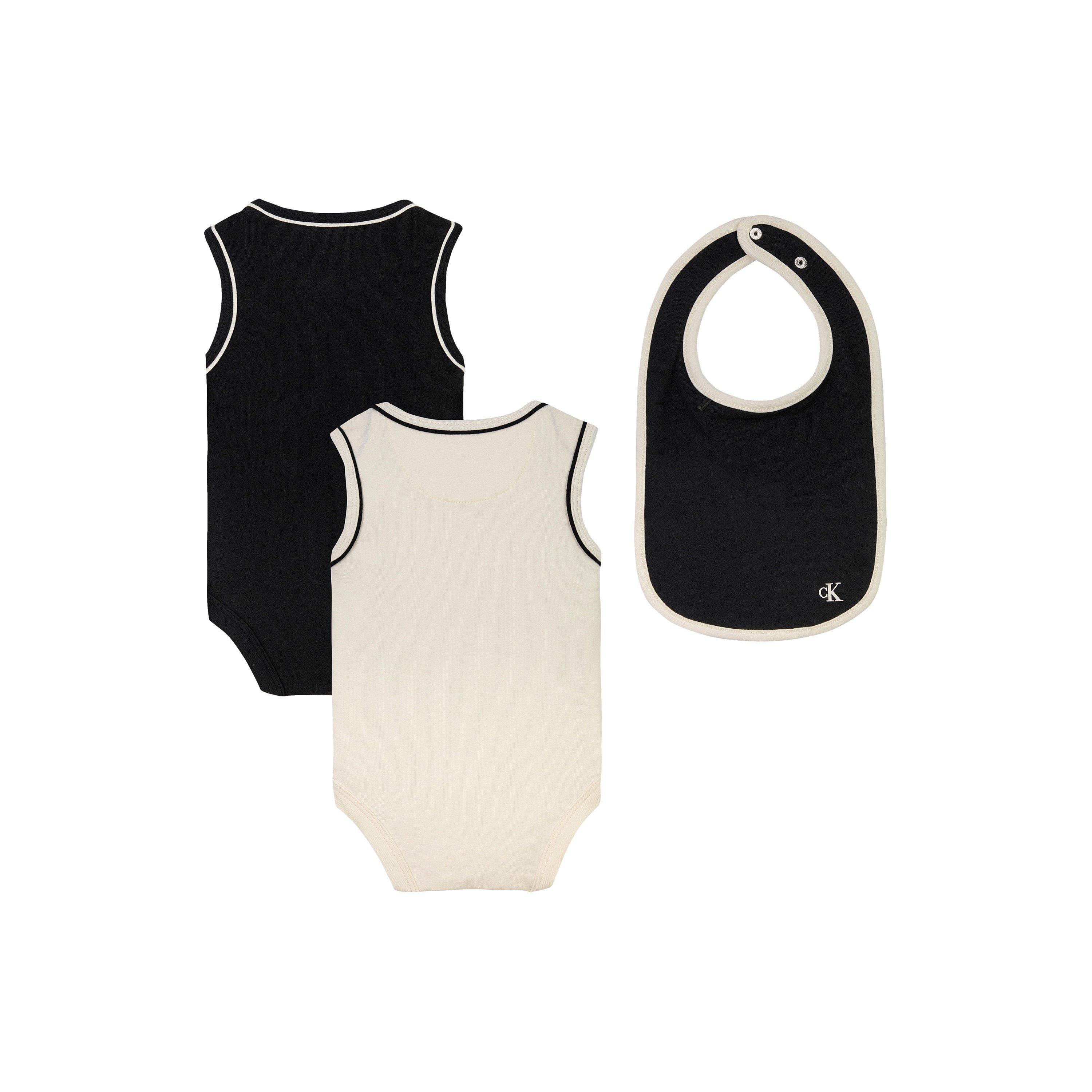 Blk/Tofu 0GR - Calvin Klein Jeans - MONOGRAM SLEEVELESS BODY BIB GIFTPACK - 2