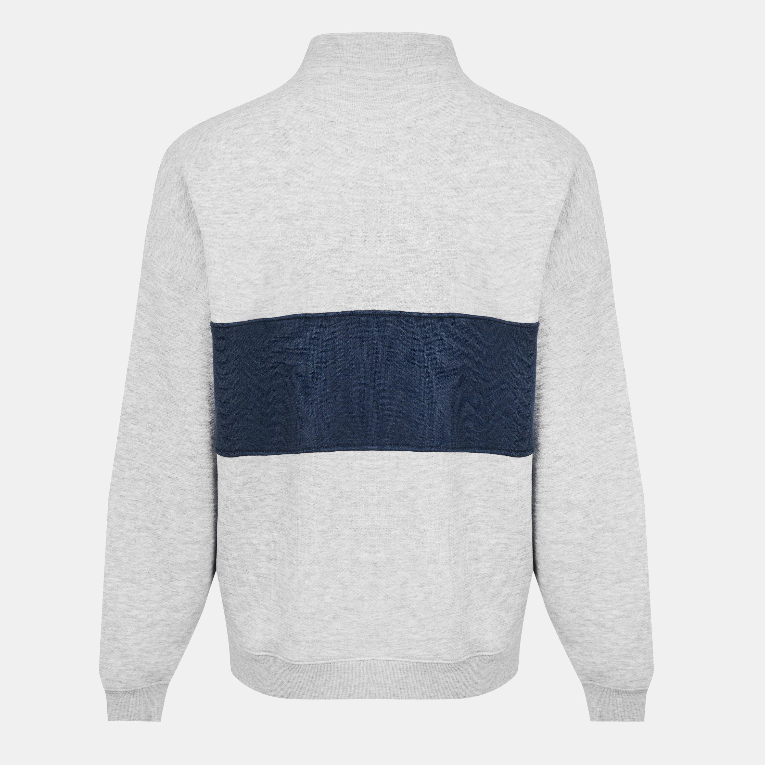 Ice Marl - Jack Wills - JW Logo Quarter-Zip Fleece - 2