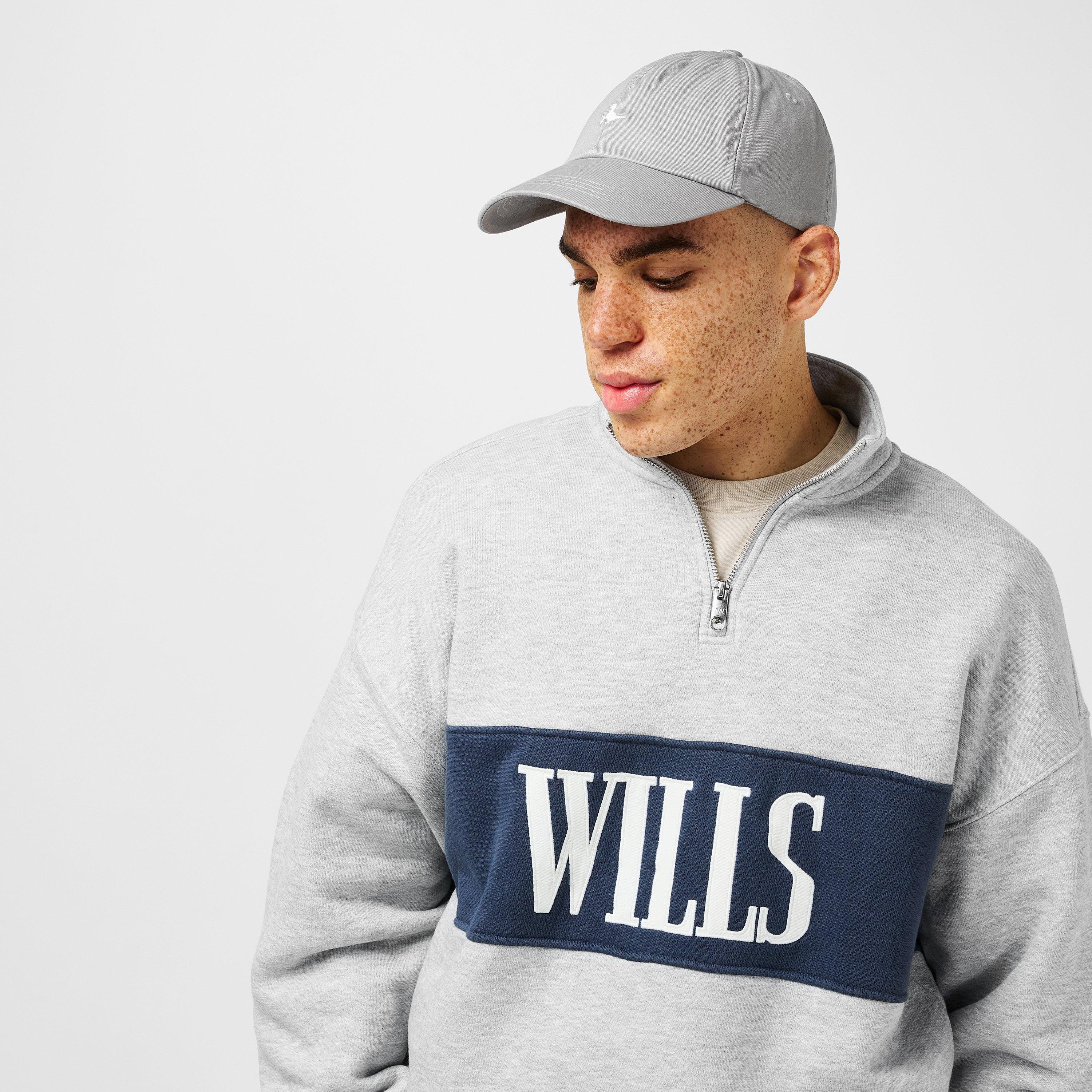 Ice Marl - Jack Wills - JW Logo Quarter-Zip Fleece - 3