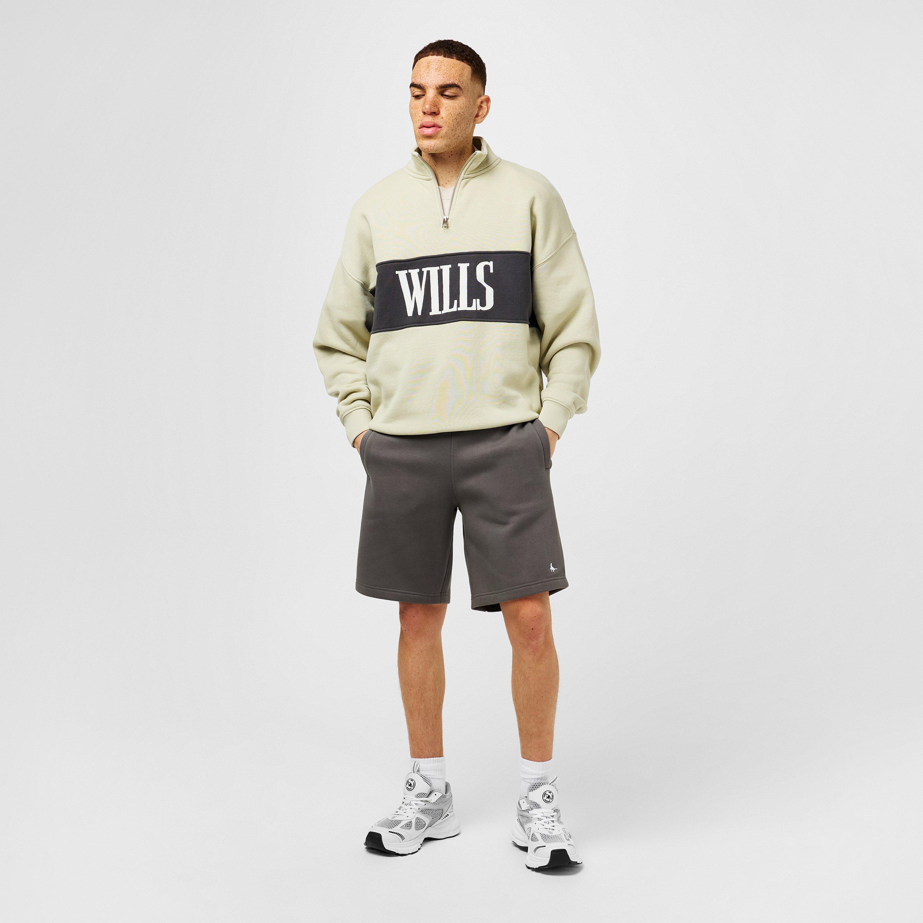 Pistache - Jack Wills - JW Logo Quarter-Zip Fleece - 4