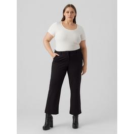 Vero Moda Curve High Waisted Straight Trousers.