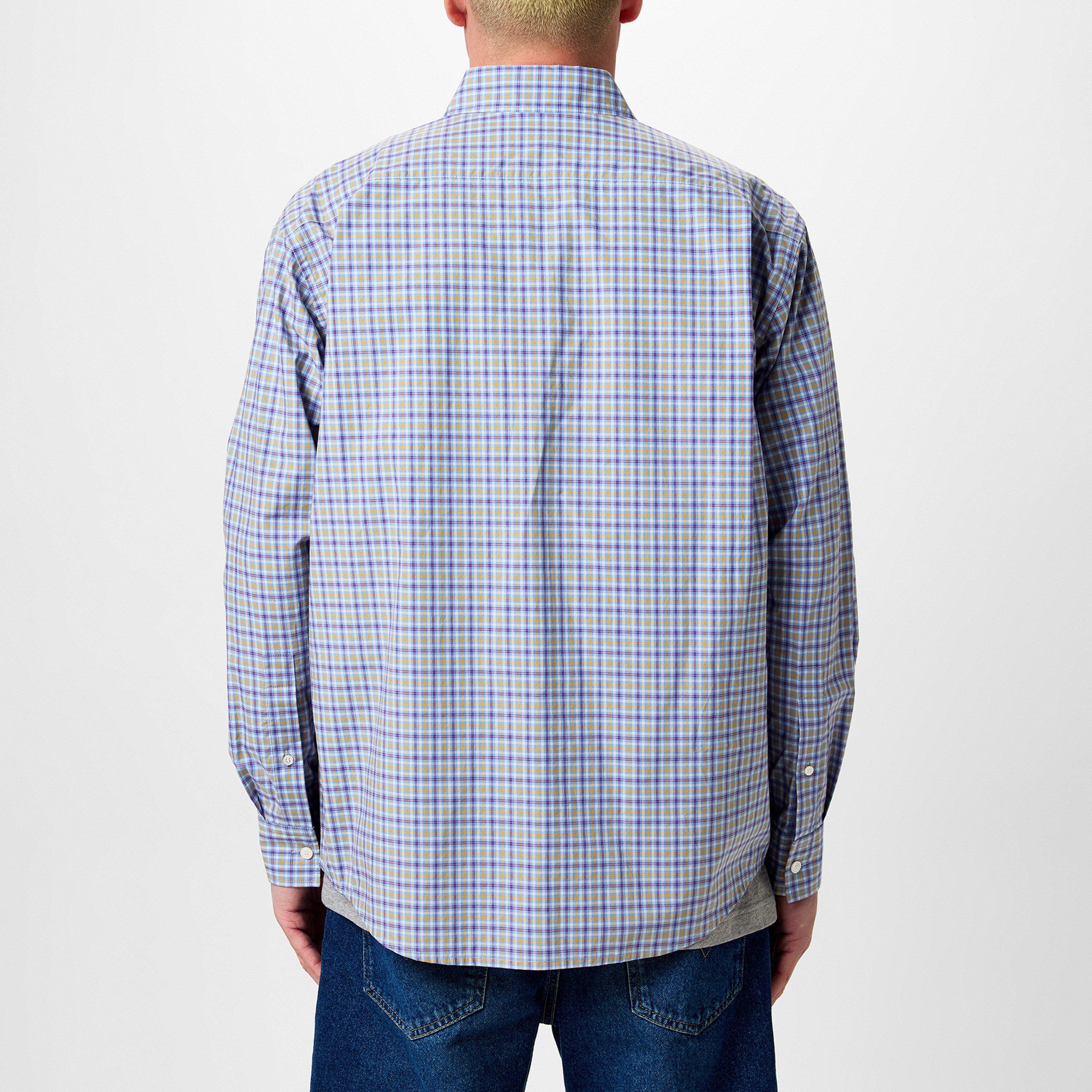 Blue - Acne Studios - Men's Long-Sleeve Patterned Shirt - 3