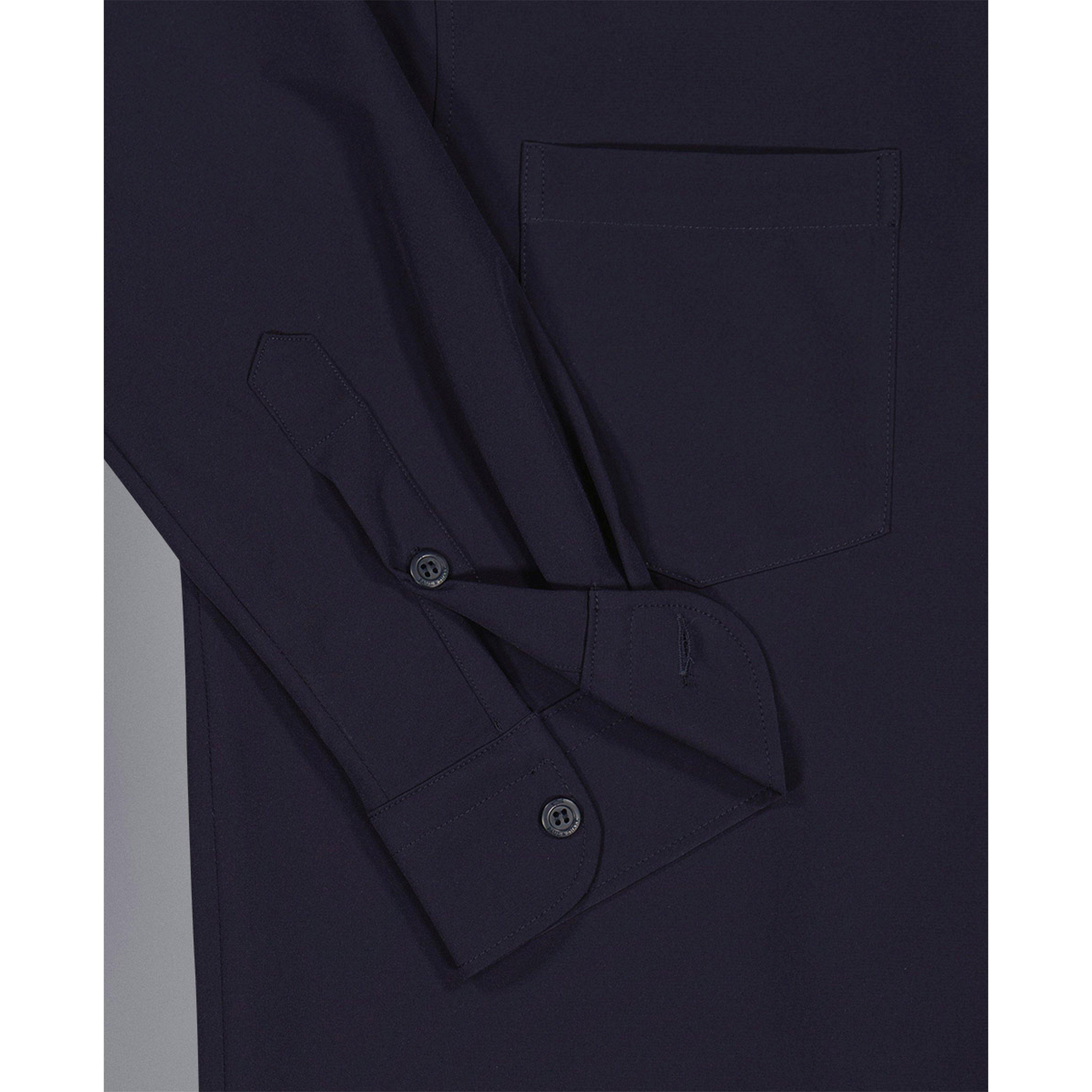 Blå - Paul And Shark - Men's Fin Long-Sleeve Plain Shirt - 8