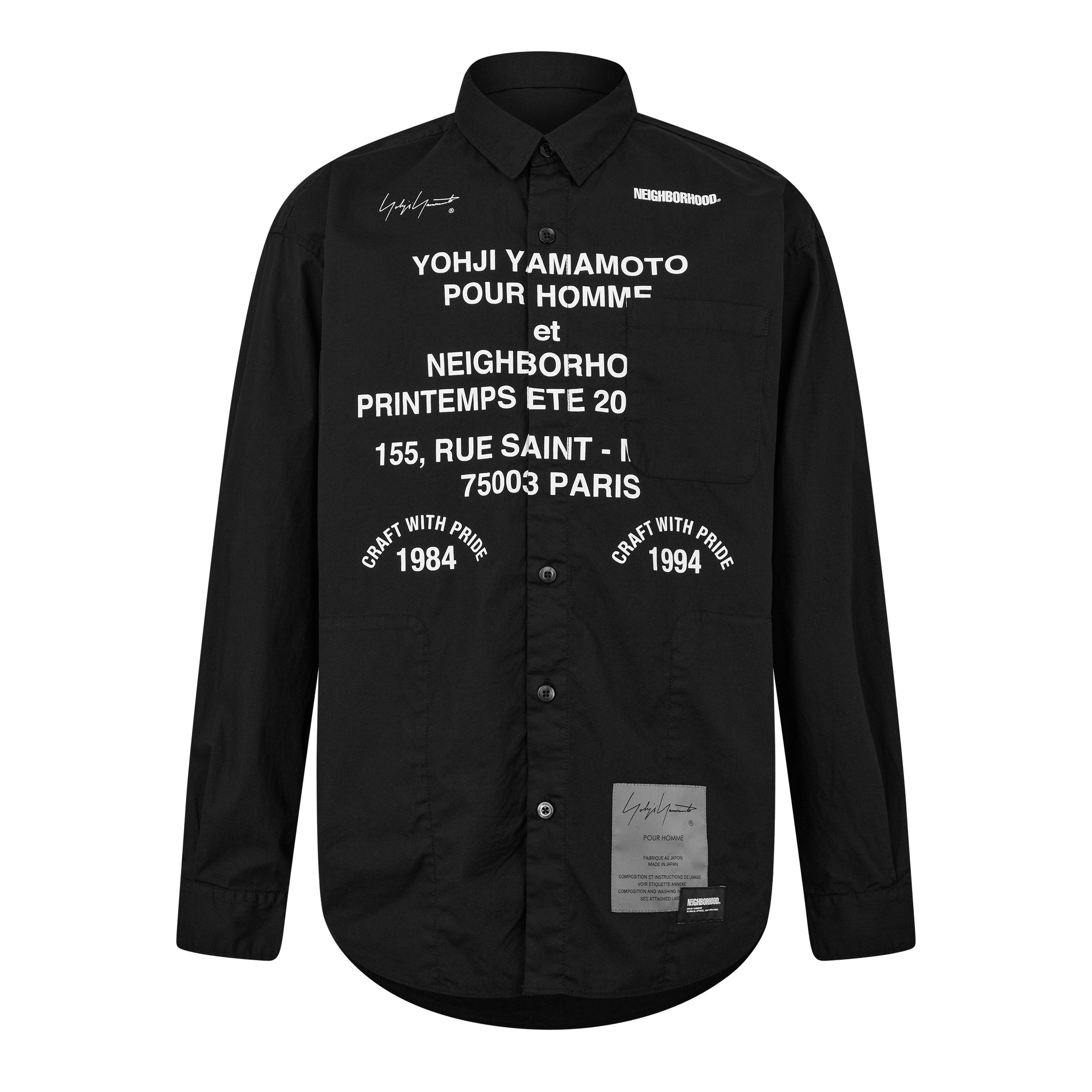 Yohji Yamamoto X Neighborhood Print Shirt | Flannels