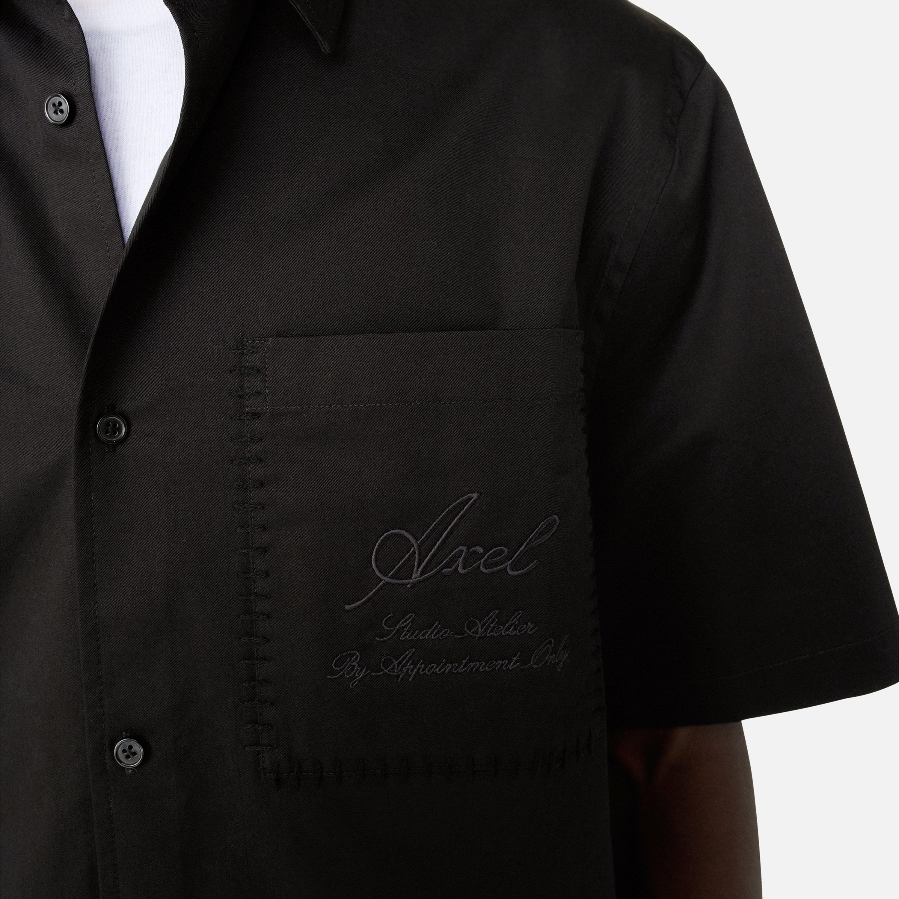 Black - Axel Arigato - Stitch Embroidered Shirt - 4