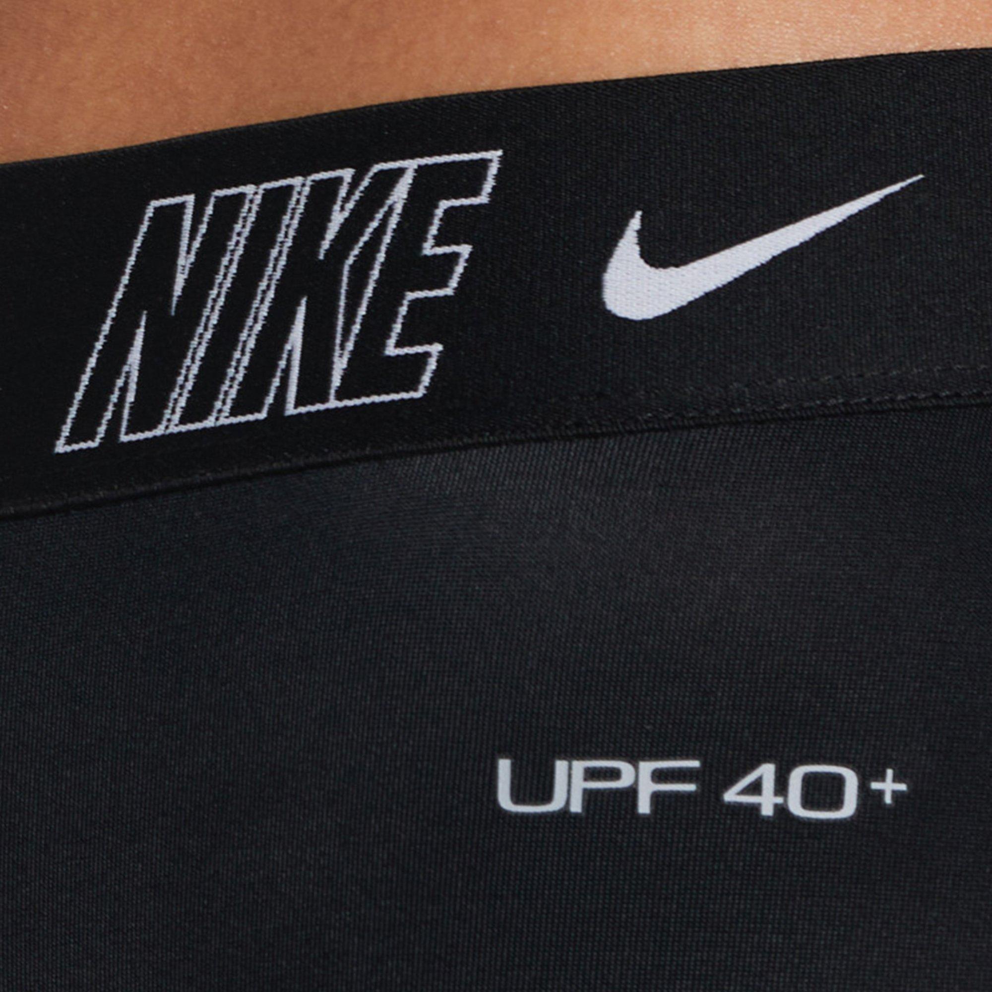Black - Nike - Fusion Logo Tape Womens Leggings - 4