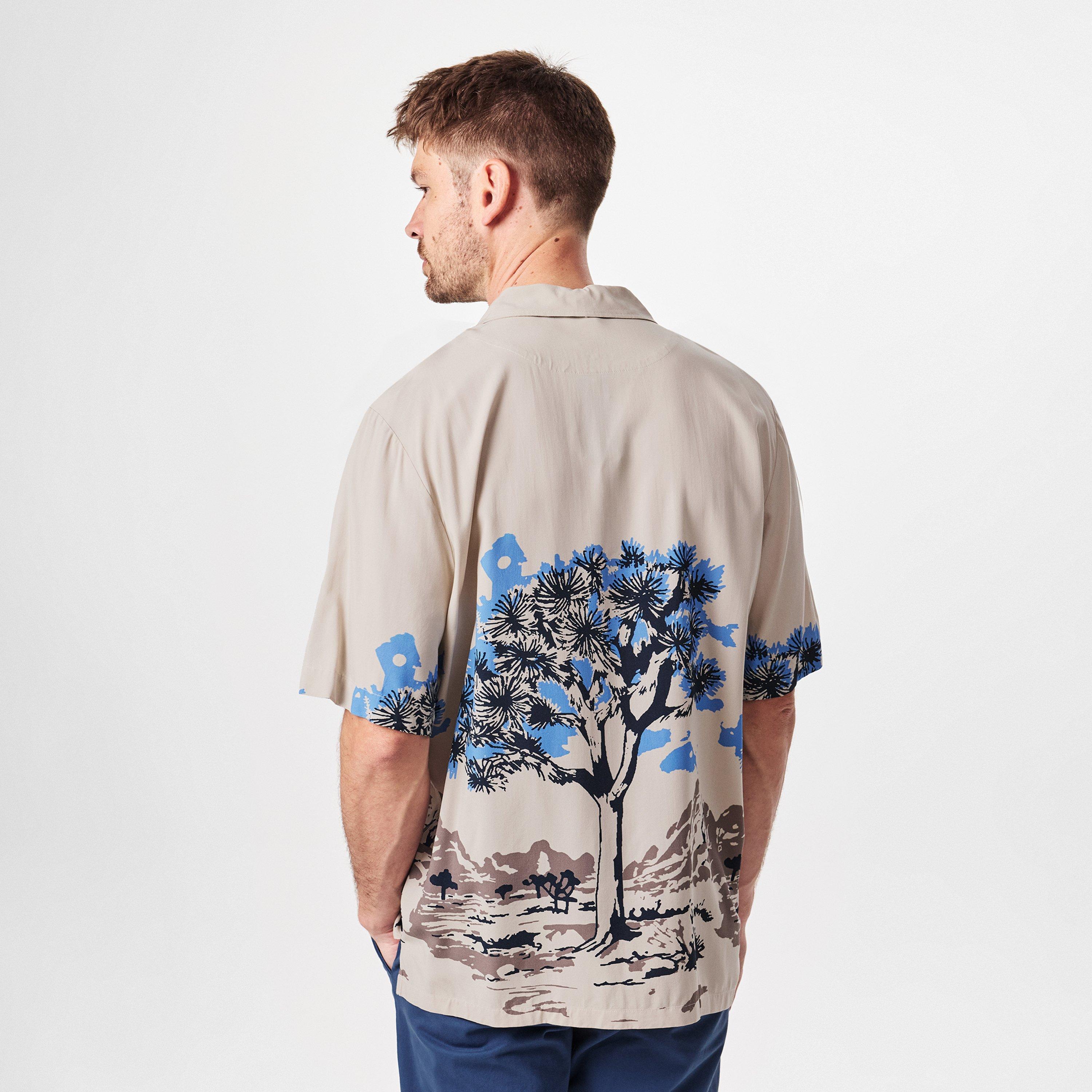 Light Beige 271 - Boss - Men's Rayer M Patterned Short-Sleeve Shirt - 4