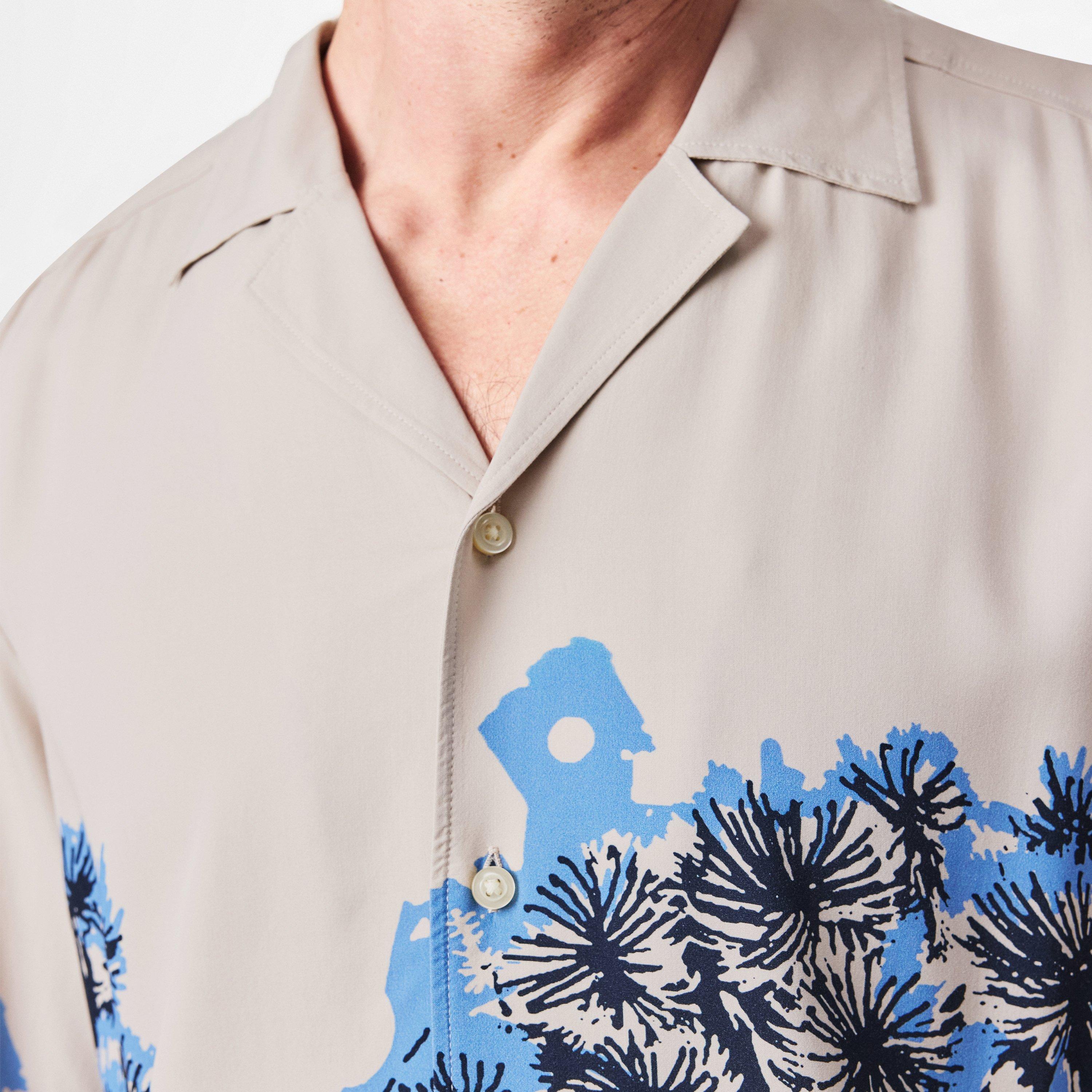 Light Beige 271 - Boss - Men's Rayer M Patterned Short-Sleeve Shirt - 5