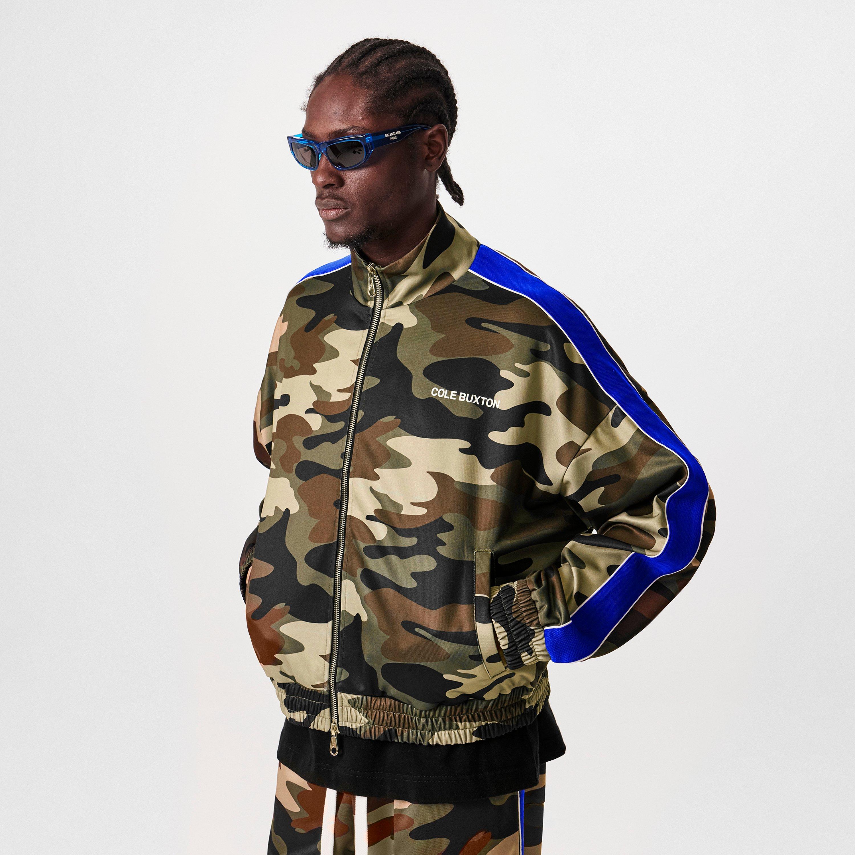 Camo/Blue - Cole Buxton - Men's Camo Tracksuit Top - 3