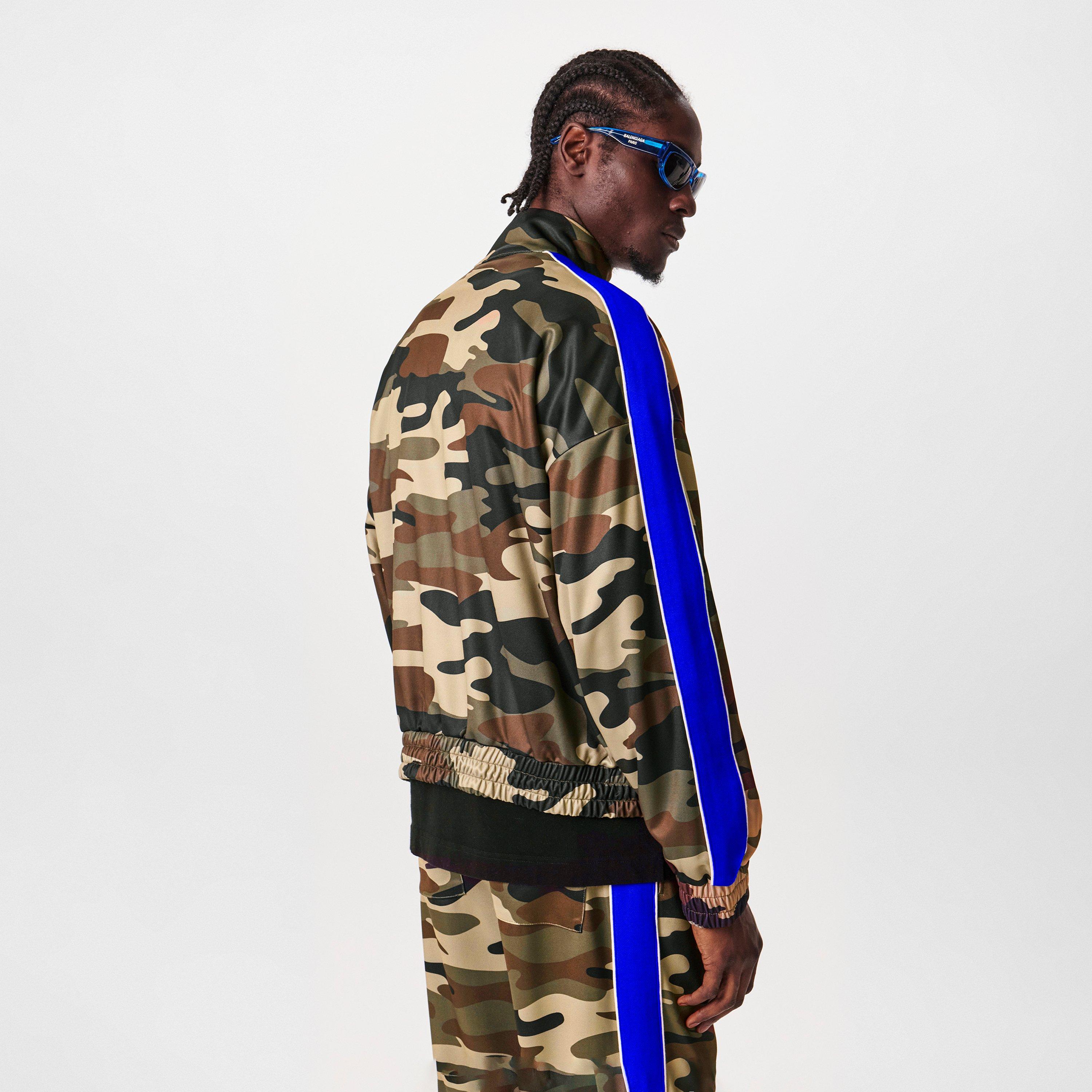 Camo/Blue - Cole Buxton - Men's Camo Tracksuit Top - 4