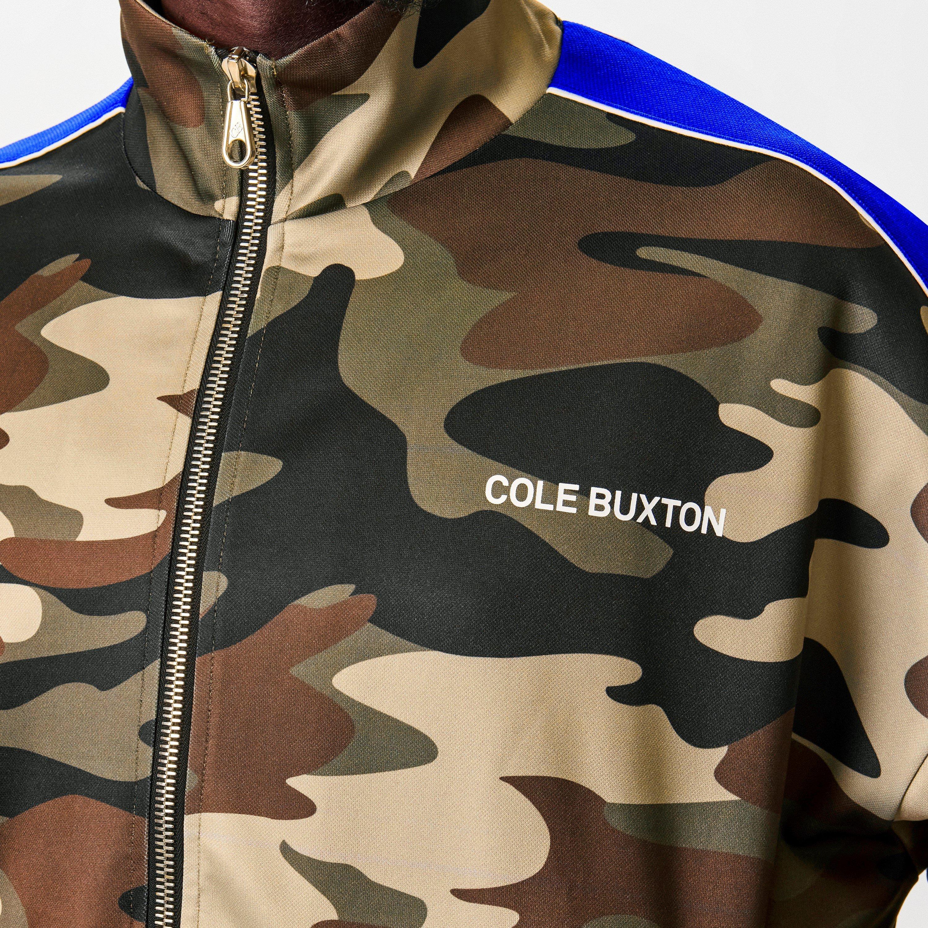 Camo/Blue - Cole Buxton - Men's Camo Tracksuit Top - 5