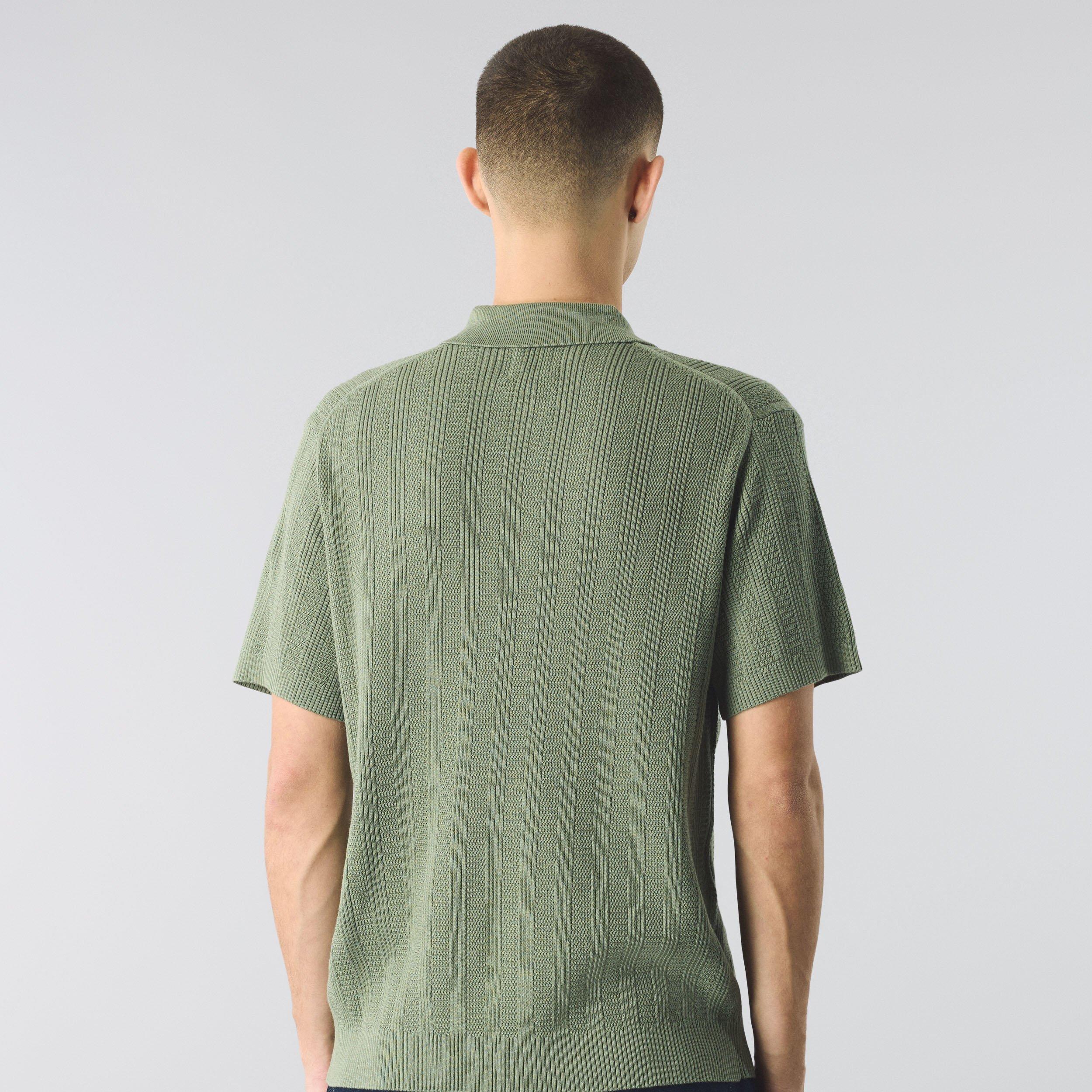 Green - Pretty Green - Men's Short-Sleeve Plain Shirt - 2