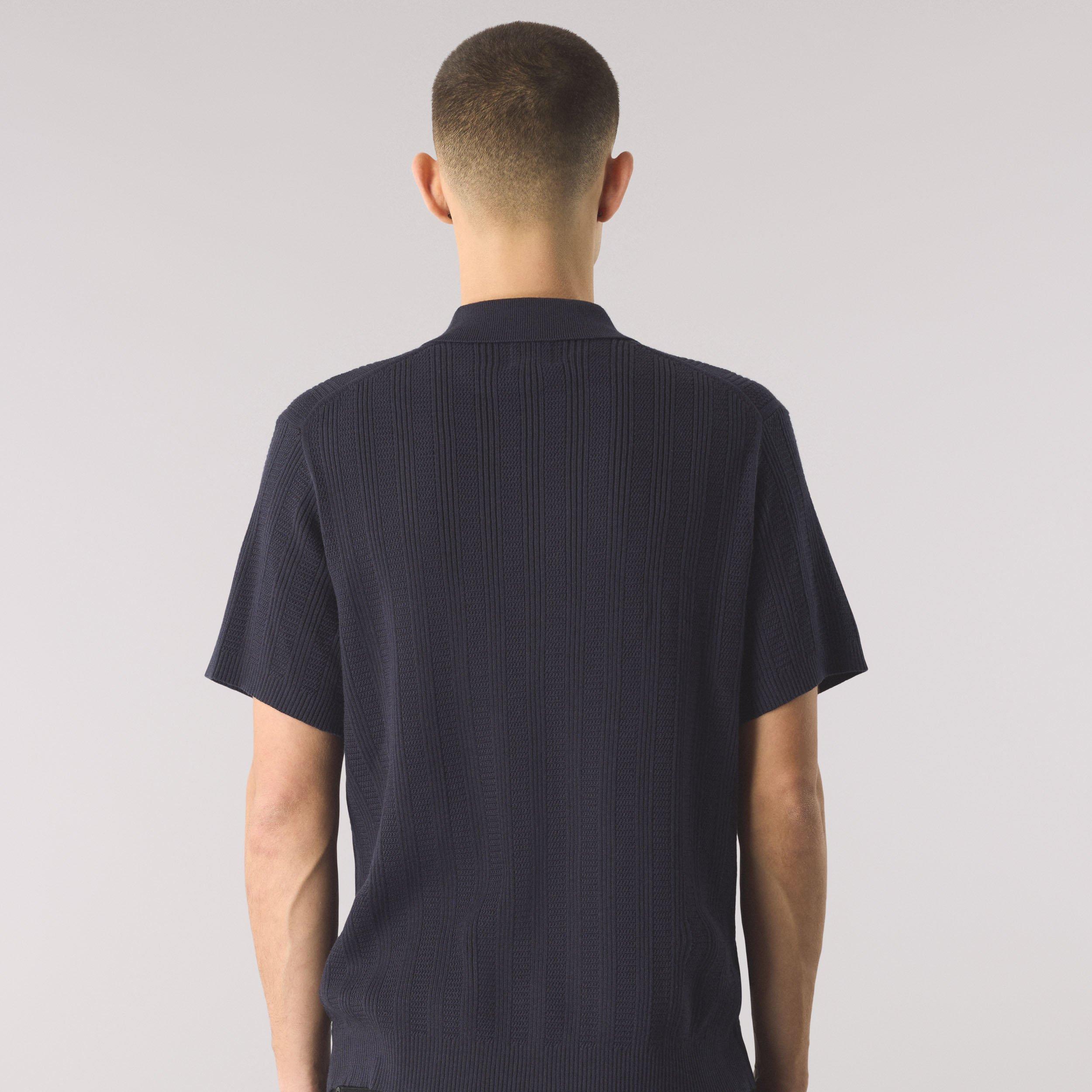 Lyle Q Zip Pulover Sn99 - Pretty Green - Men's Short-Sleeve Plain Shirt - 4