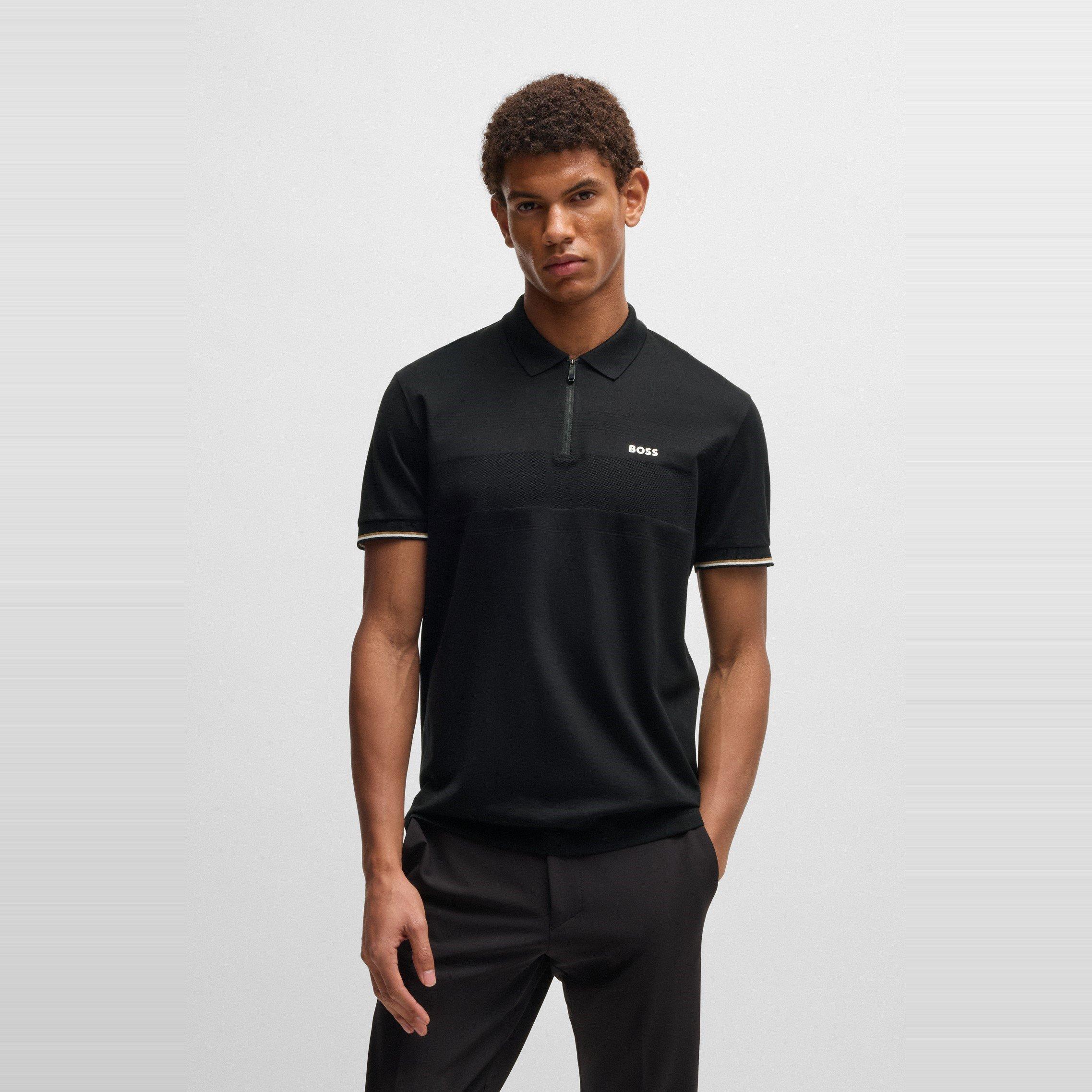 Black 001 - Boss - Men's HBG Philix Short-Sleeve Polo Shirt - 2