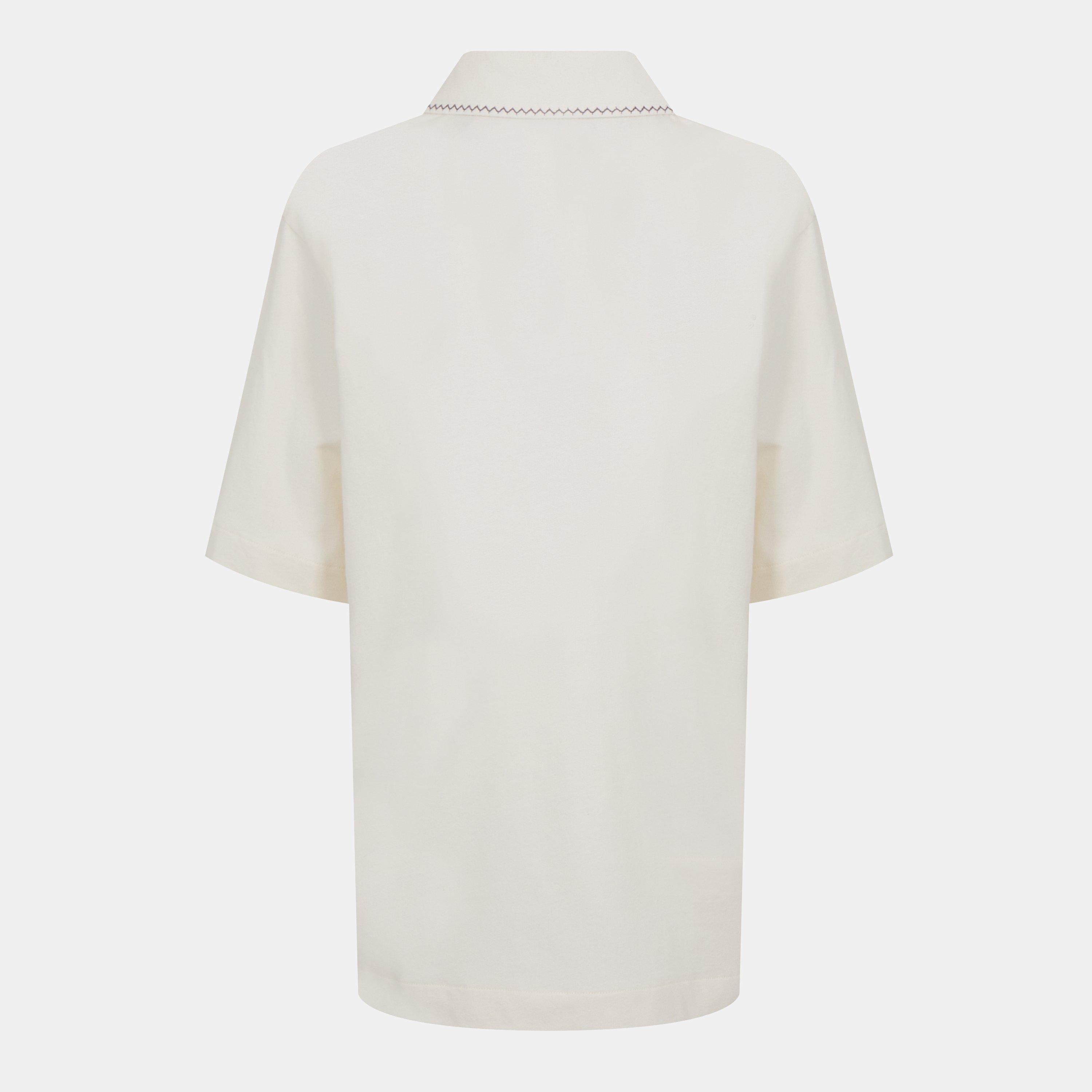 Vintage Weiß - Jack Wills - JW Slouchy Short-Sleeve Polo Shirt - 2