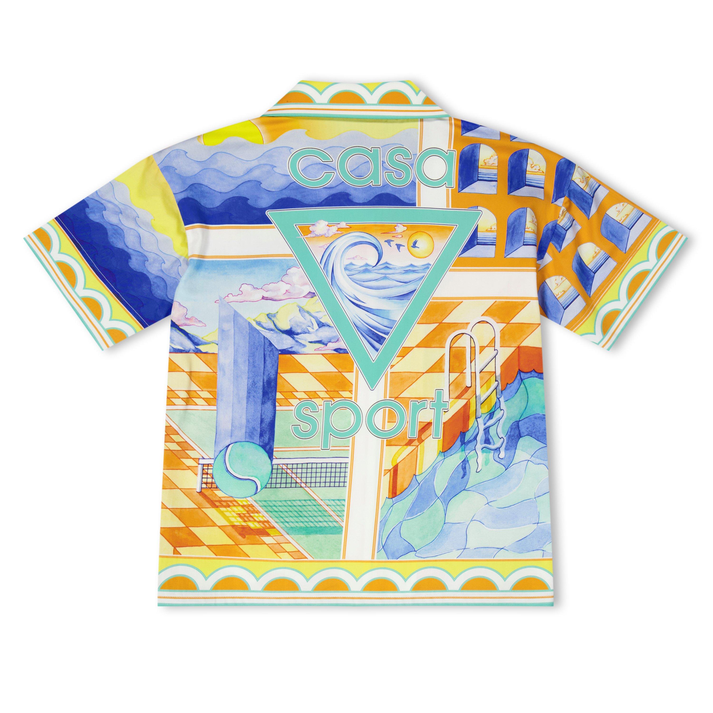 Multi - Casablanca - Unisex Kids Short-Sleeve Bowling Shirt - 2