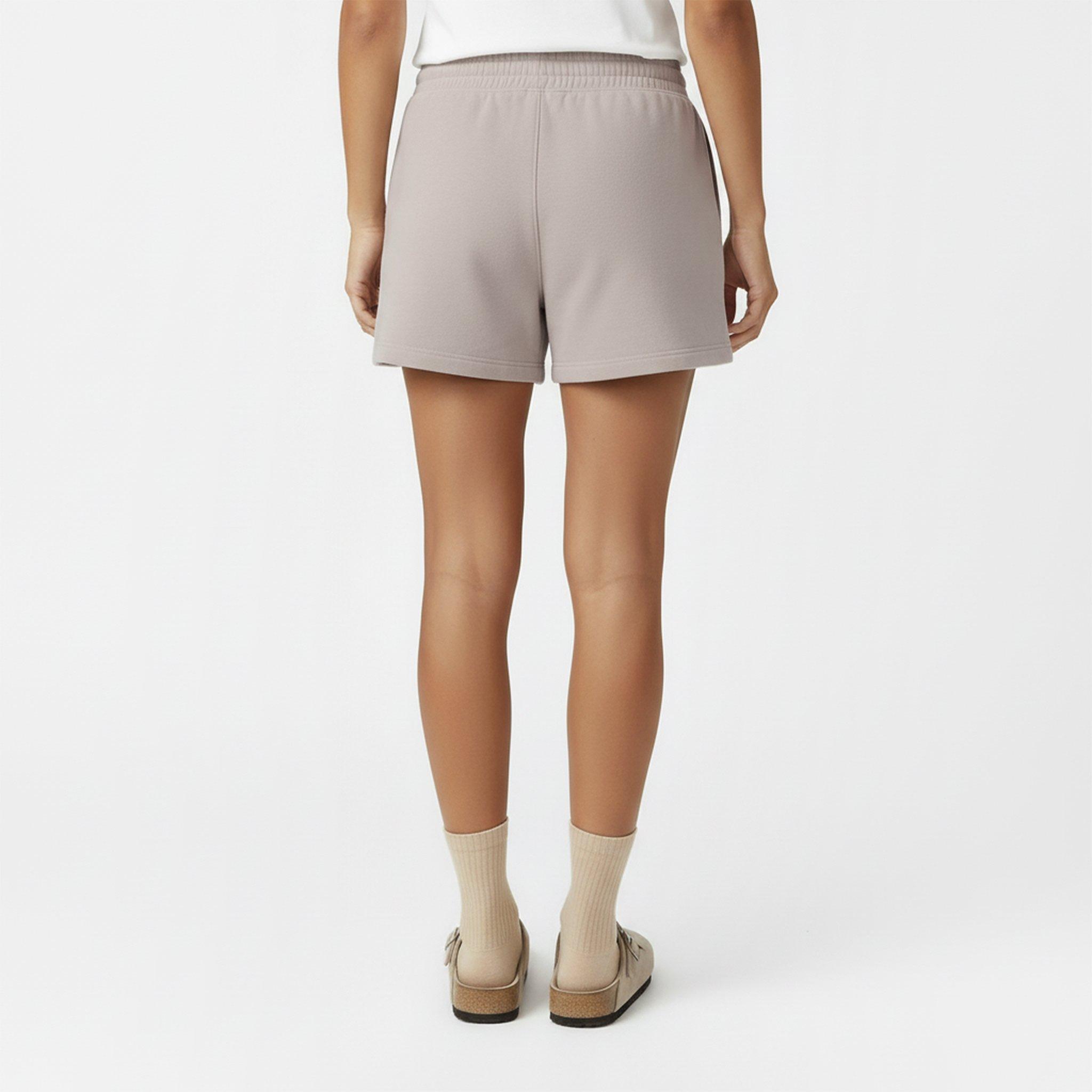 Taupe - Jack Wills - Women's Graphic Fleece Jogger Shorts - 4