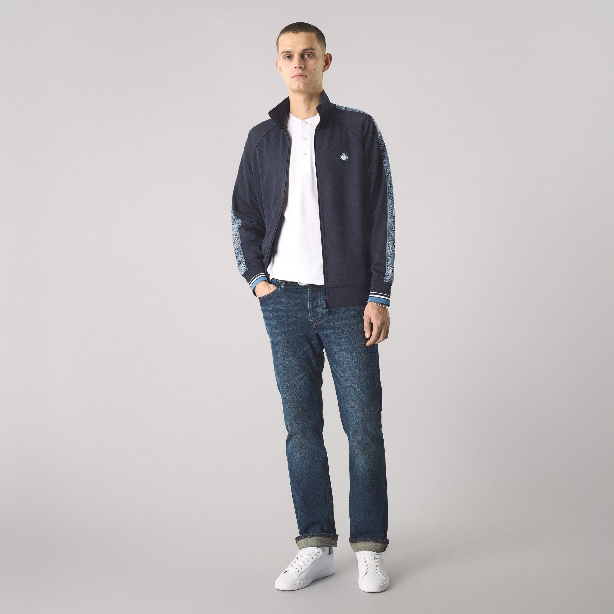 Navy - Pretty Green - Men's Eclipse Tracksuit Top - 5