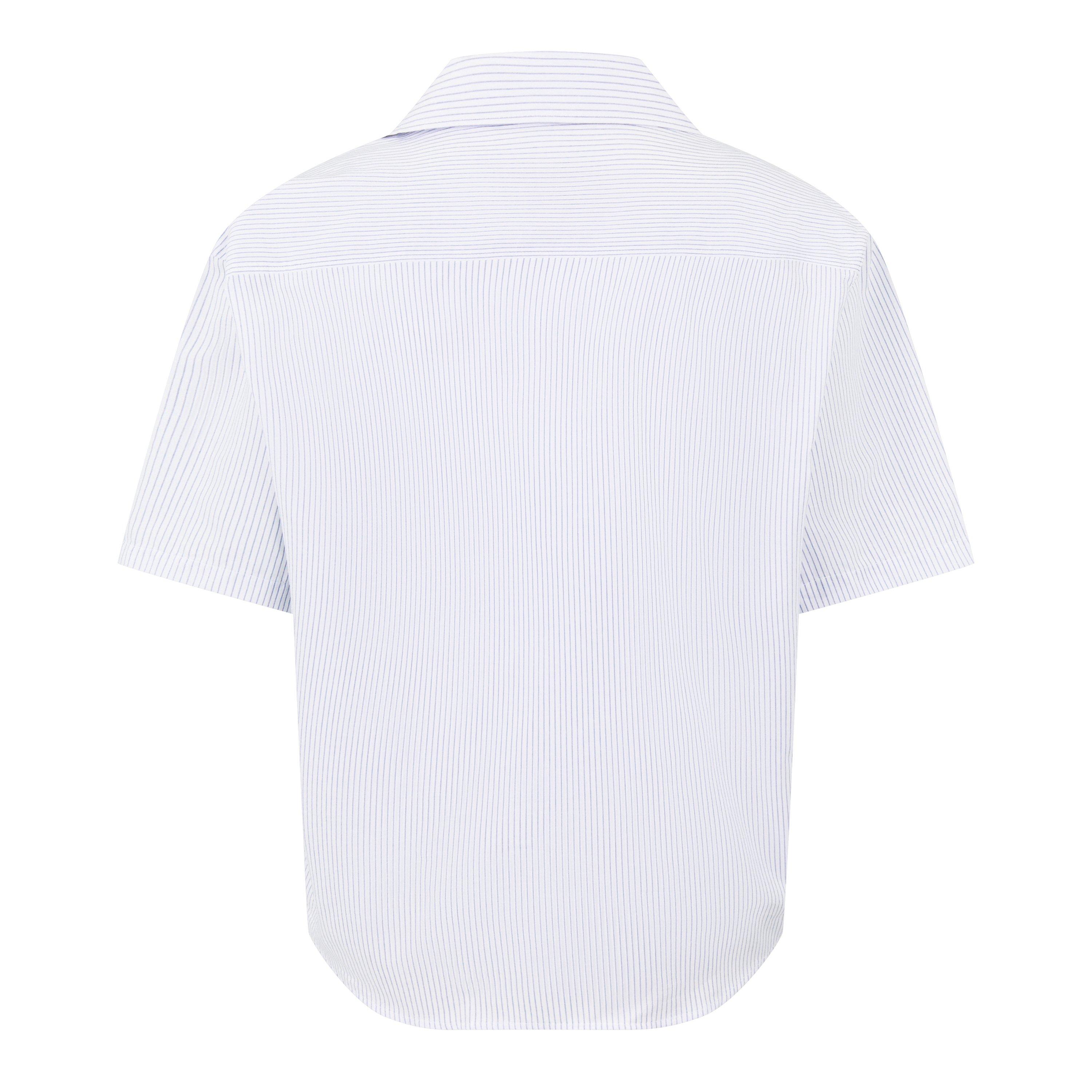 Wht/Blue - Ami Paris - Stripe Shirt - 2