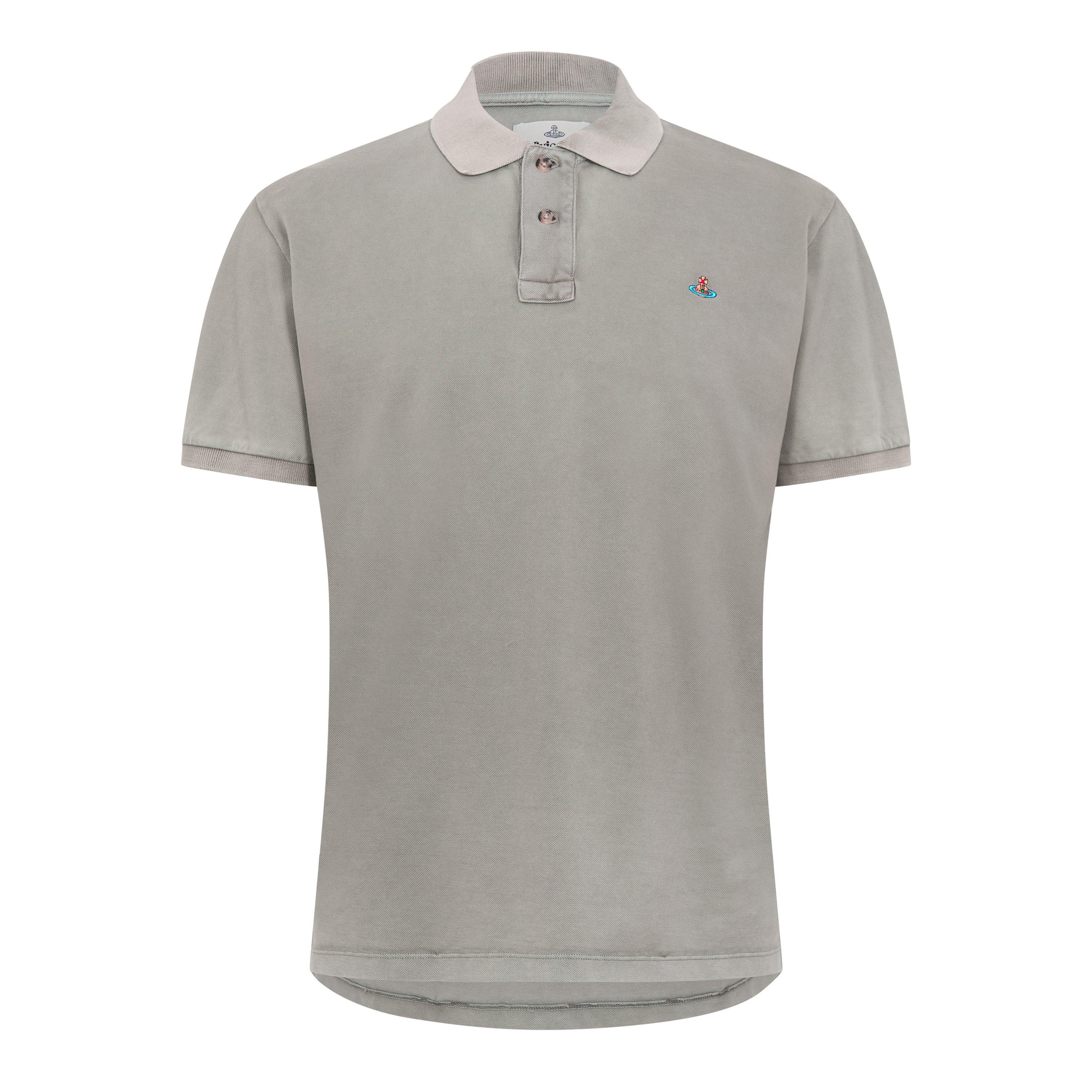 Green - Vivienne Westwood - Men's Faded Short Sleeve Polo Shirt - 1