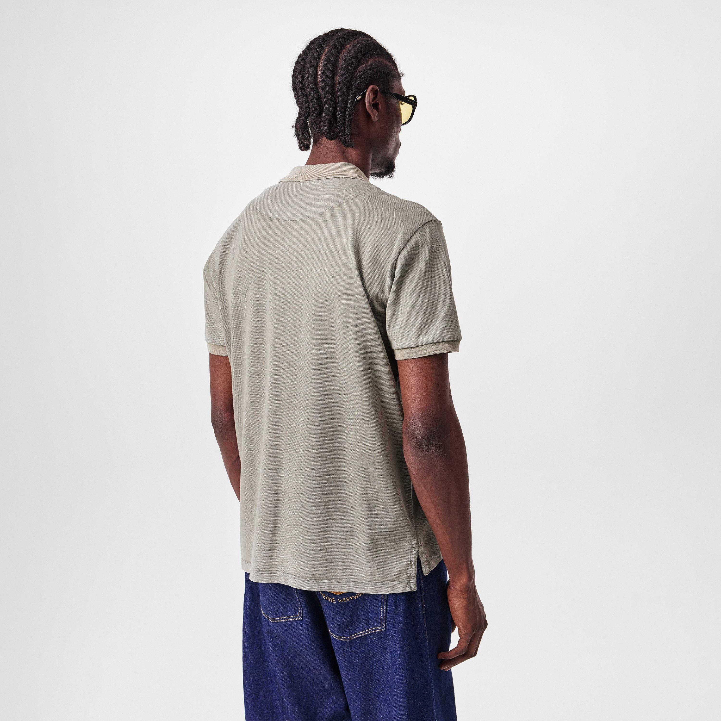 Green - Vivienne Westwood - Men's Faded Short-Sleeve Polo Shirt - 4