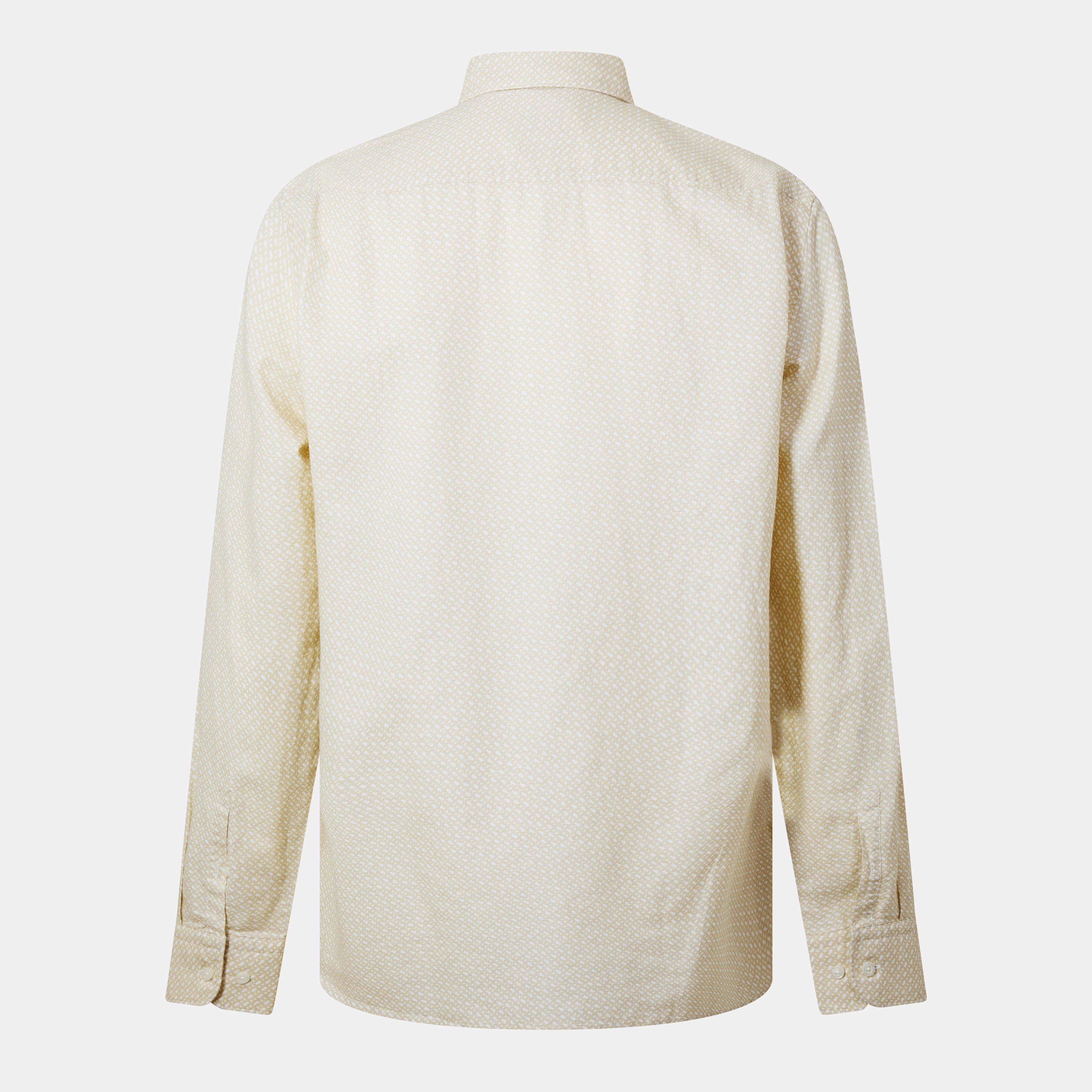 Open White 131 - Boss - Men's HBB CHAL Kent Patterned Short-Sleeve Shirt - 2